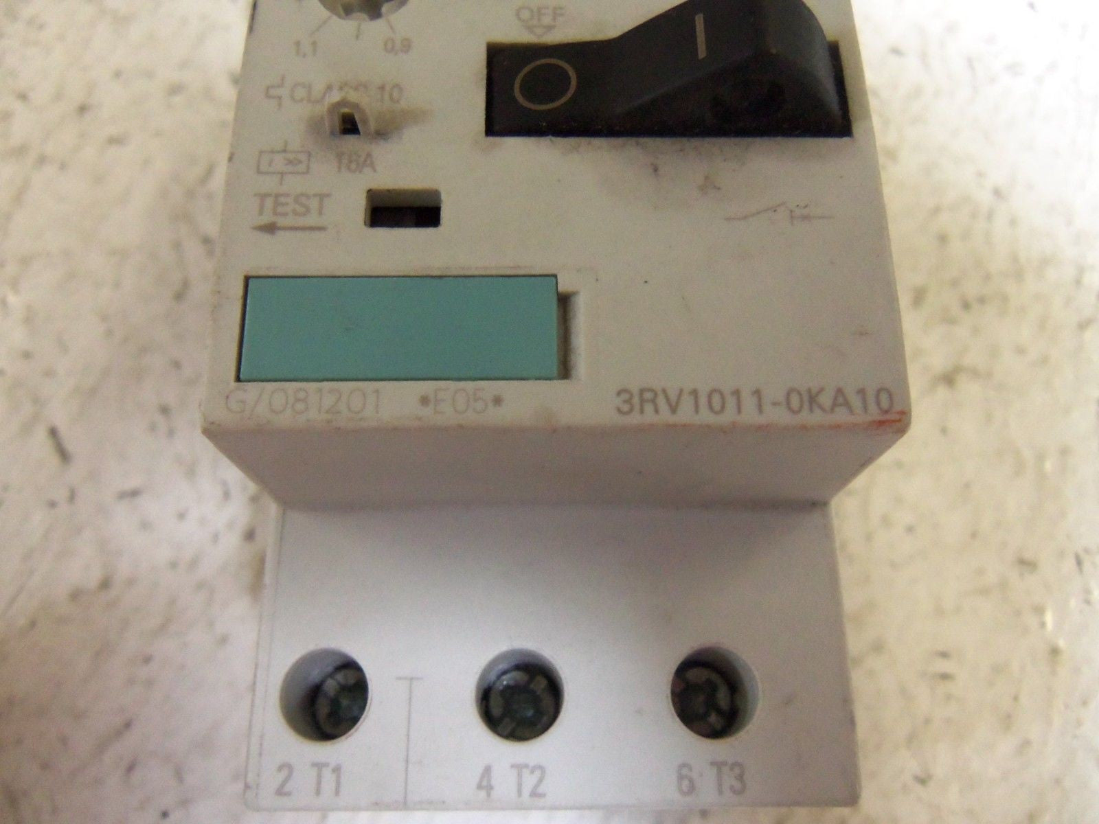 SIEMENS 3RV1011-0KA10 STARTER *USED*