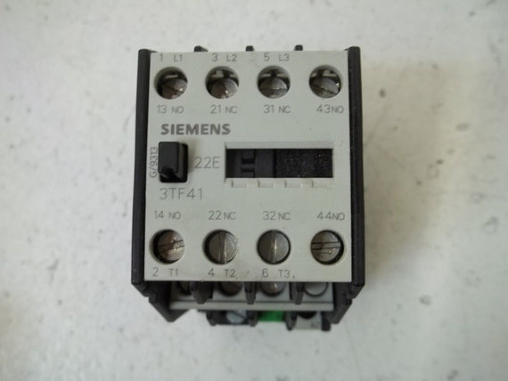 SIEMENS 3TF4122-0A OVERLOAD RELAY 24V *USED*