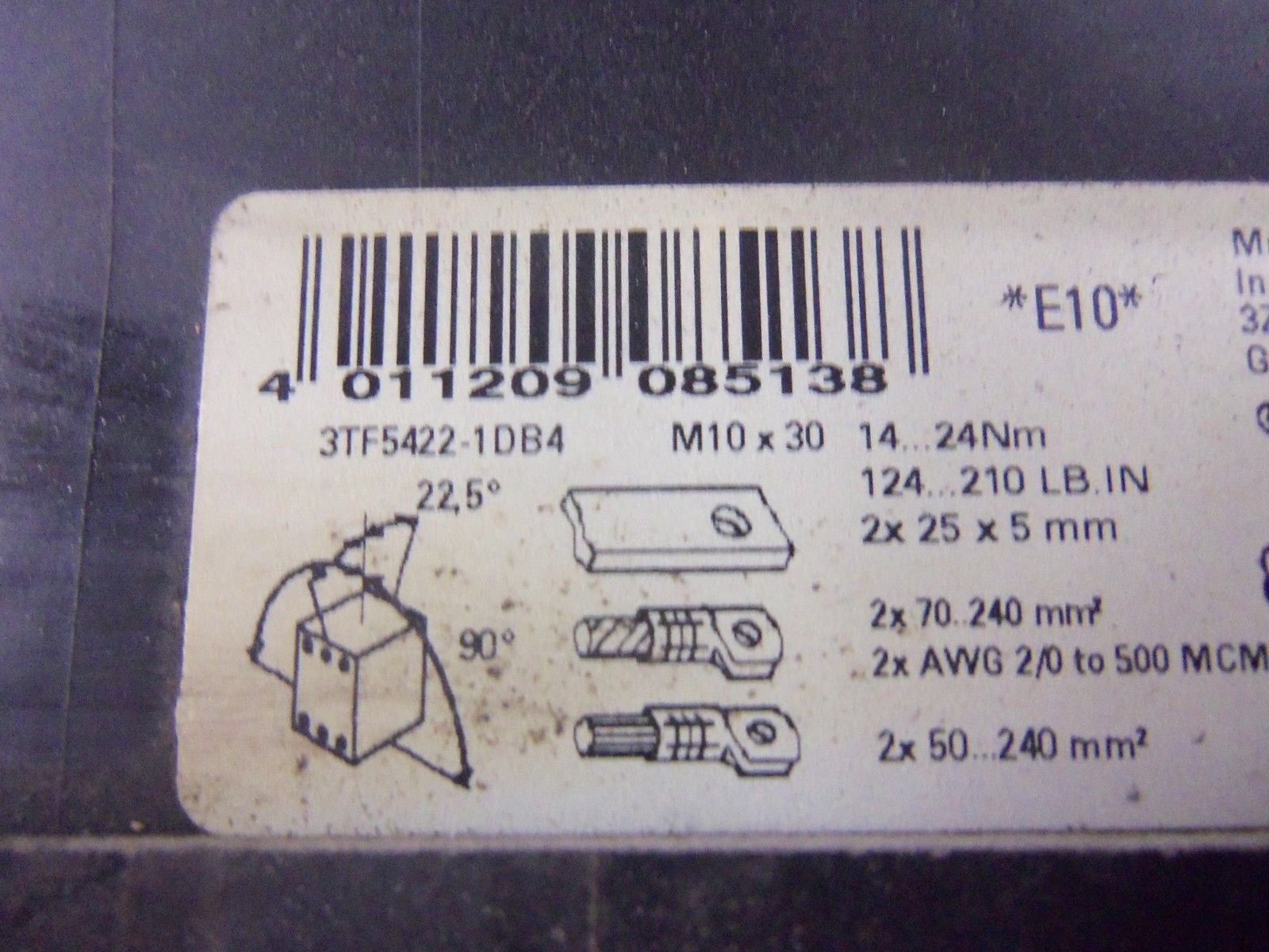 SIEMENS 3TF5422-1DB4 *USED*