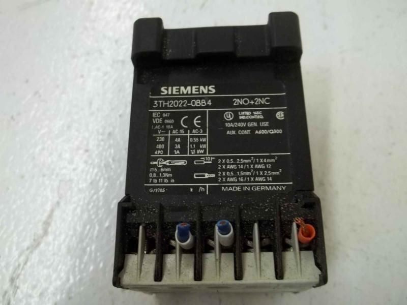 SIEMENS 3TH2022-0BB4 *USED*