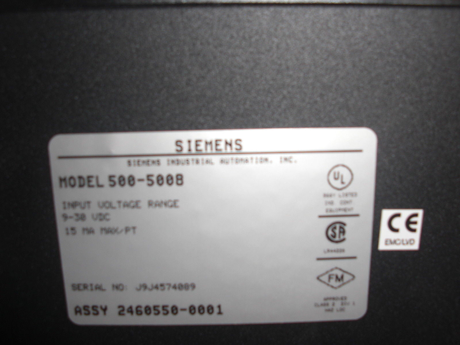 SIEMENS 500-5008 *USED*