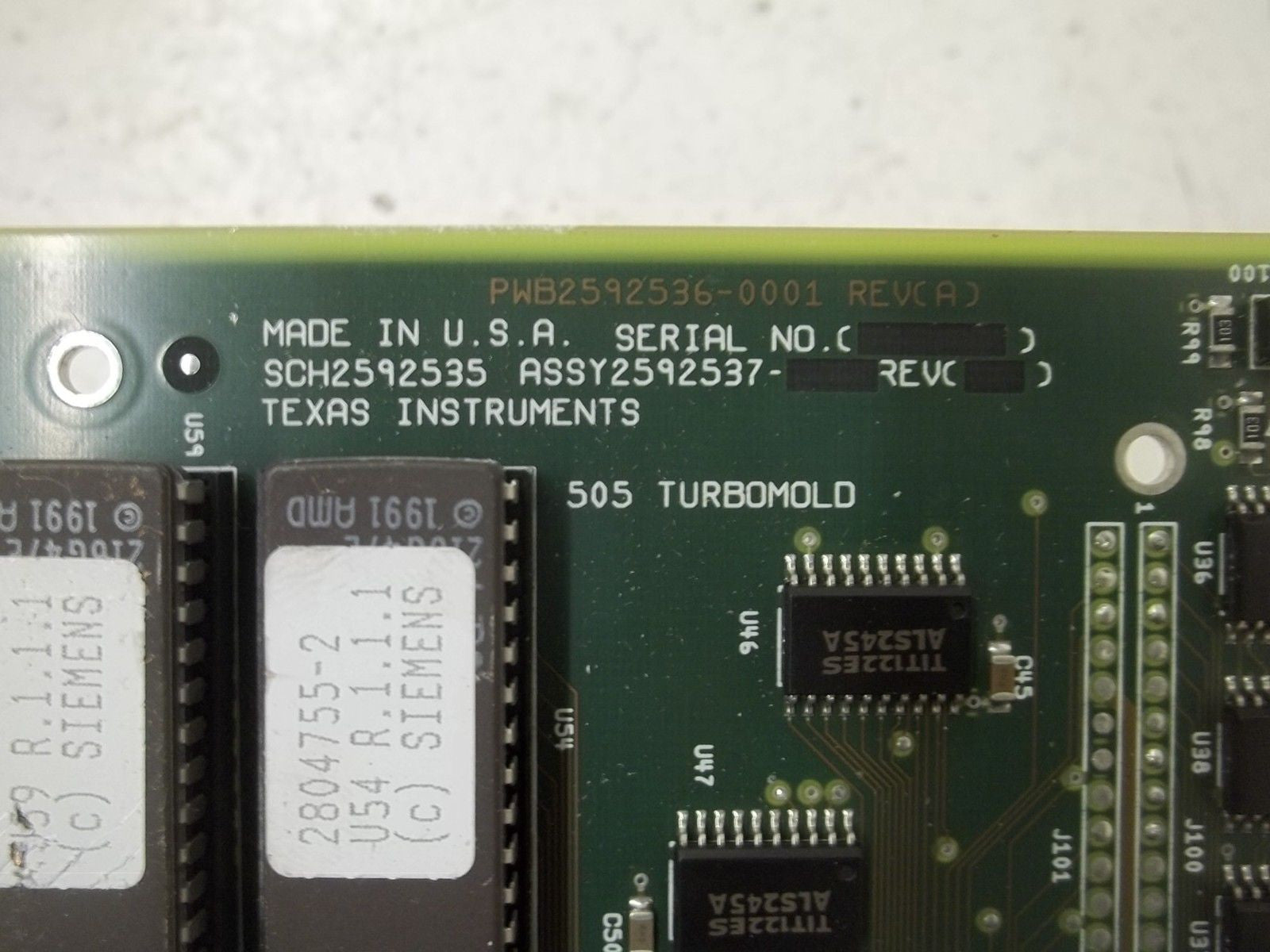 SIEMENS 505-5103 16-CHANNEL ISOLATED DC OUTPUT MODULE *USED*