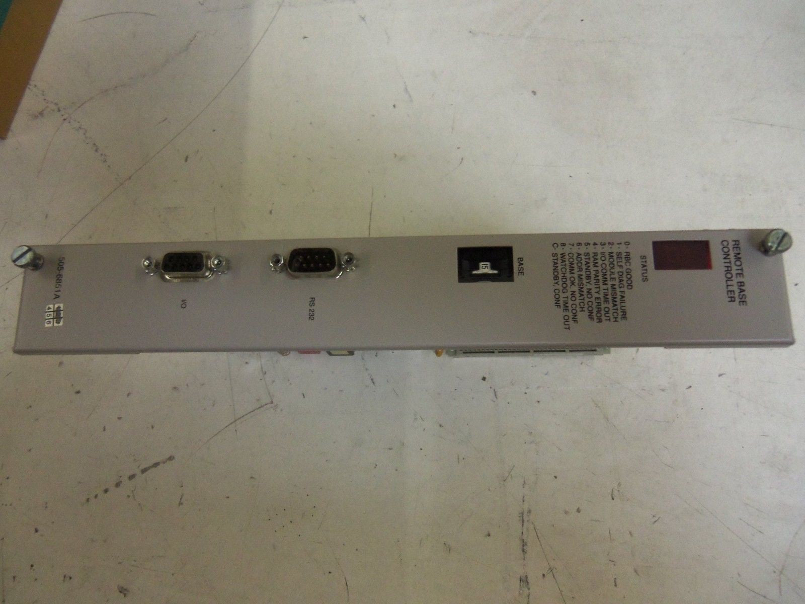 SIEMENS 505-6851A REMOTE BASE CONTROLLER *NEW IN BOX*