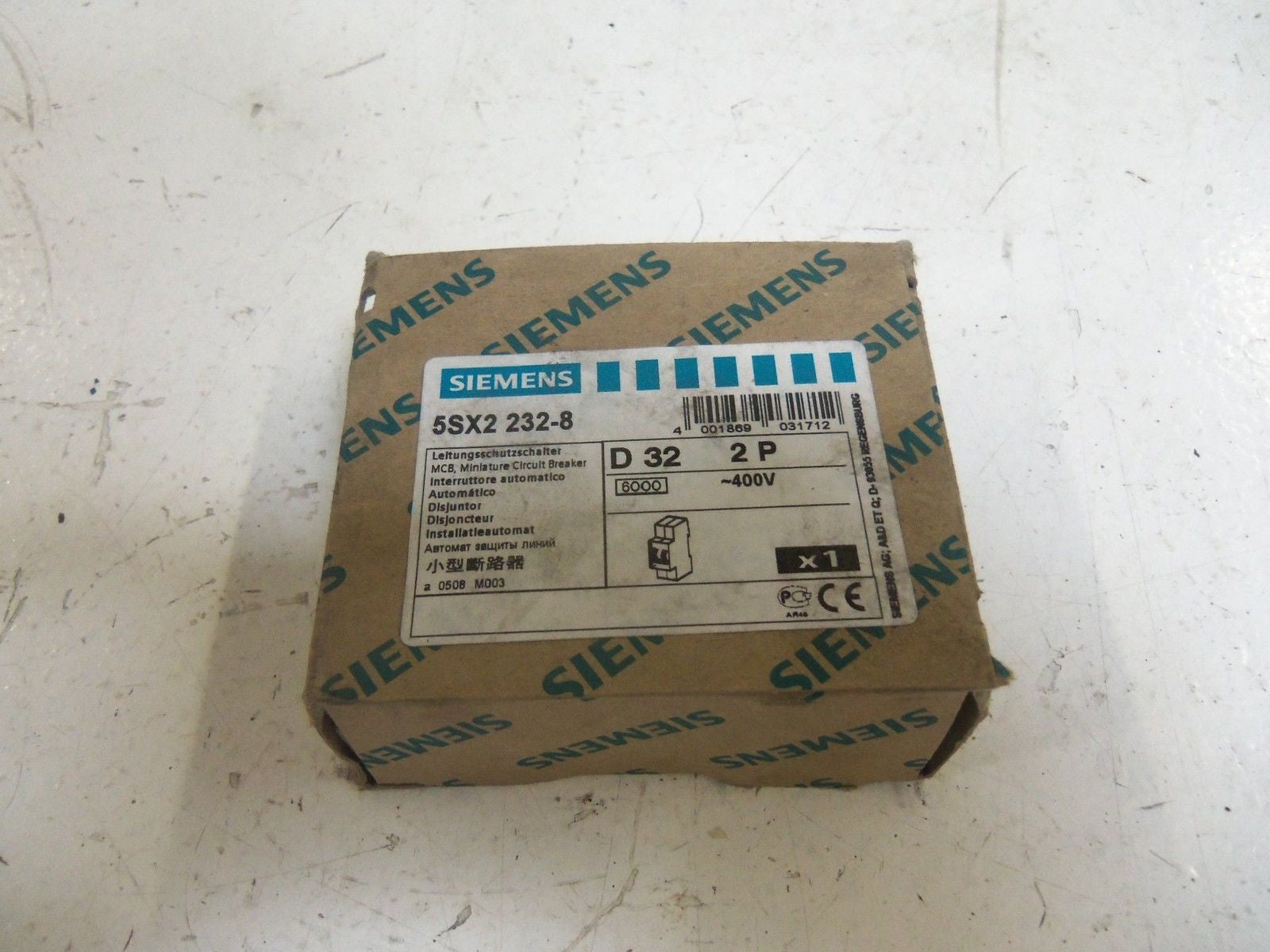 SIEMENS 5SX2232-8 CIRCUIT BREAKER 32A *NEW IN BOX*