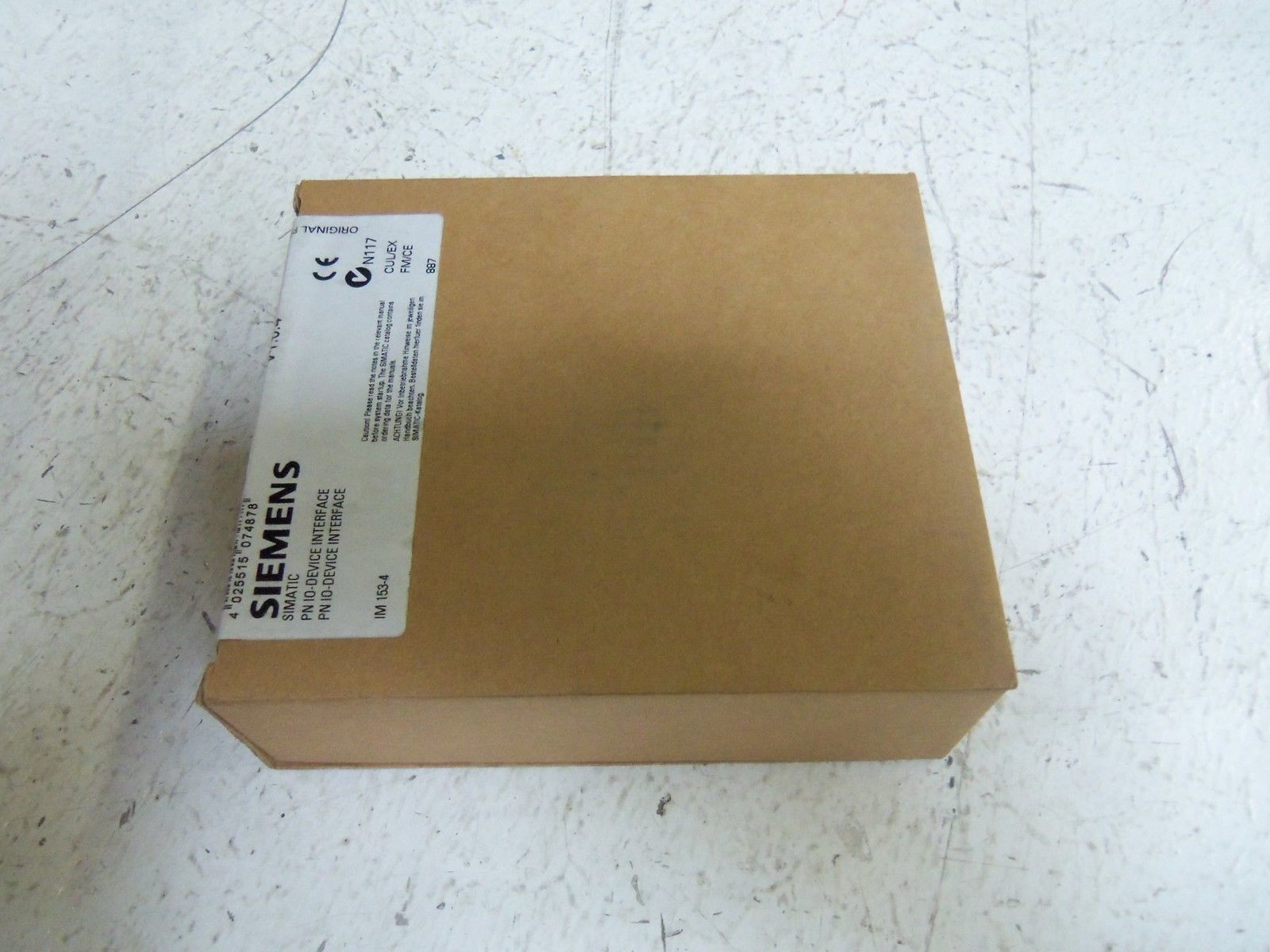 SIEMENS 6ES7-153-4AA00-0XB0 INTERFACE MODULE *SEALED*
