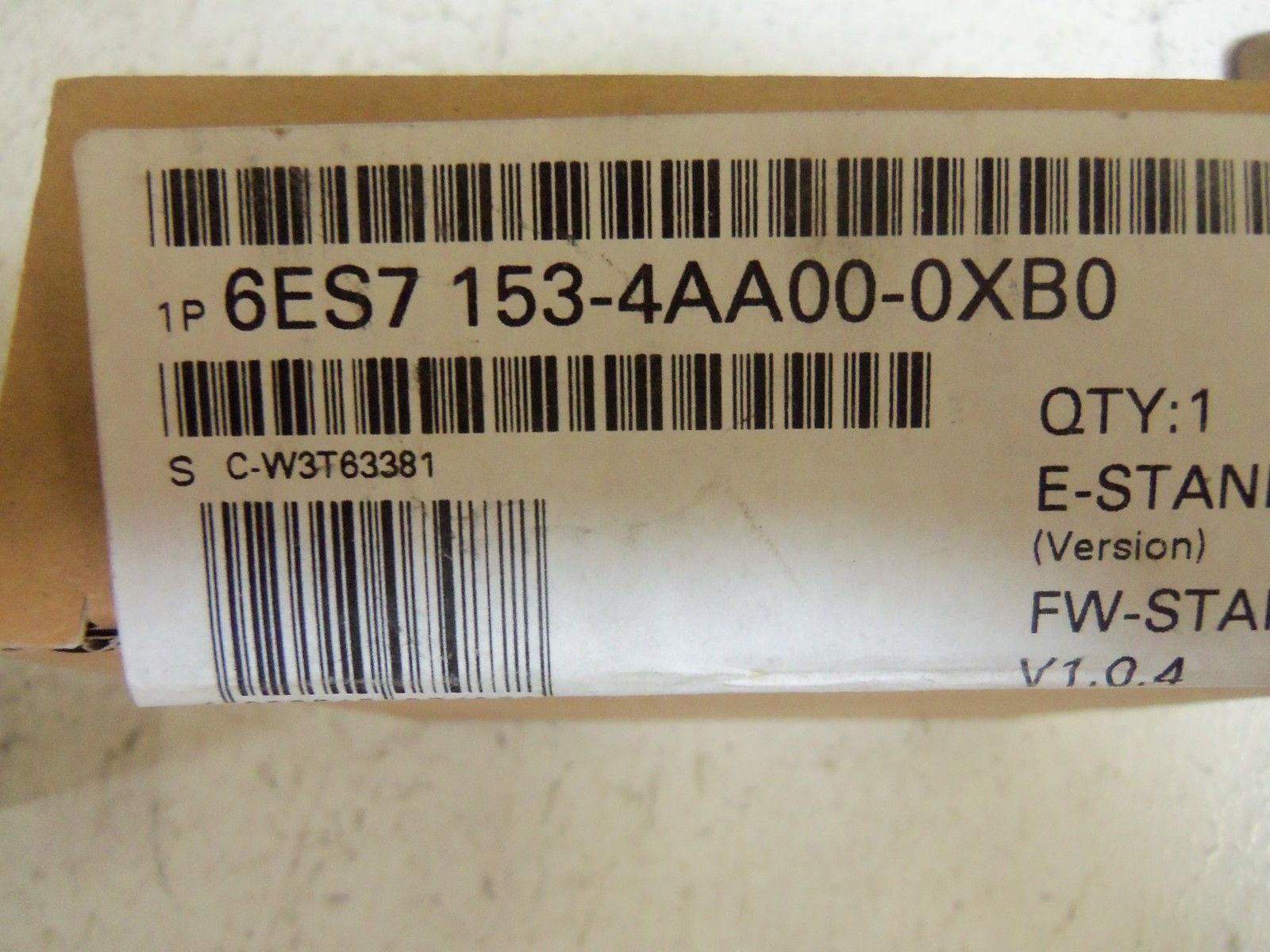 SIEMENS 6ES7-153-4AA00-0XB0 INTERFACE MODULE *NEW IN BOX*