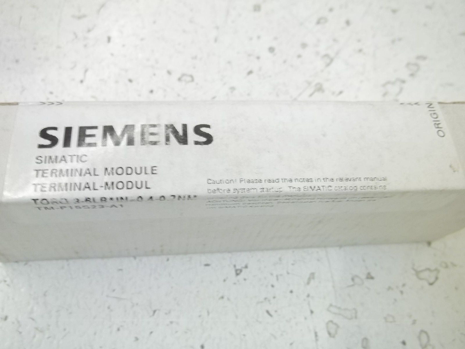 SIEMENS 6ES7 193-4CC20-0AA0 TERMINAL MODULE *FACTORY SEALED*
