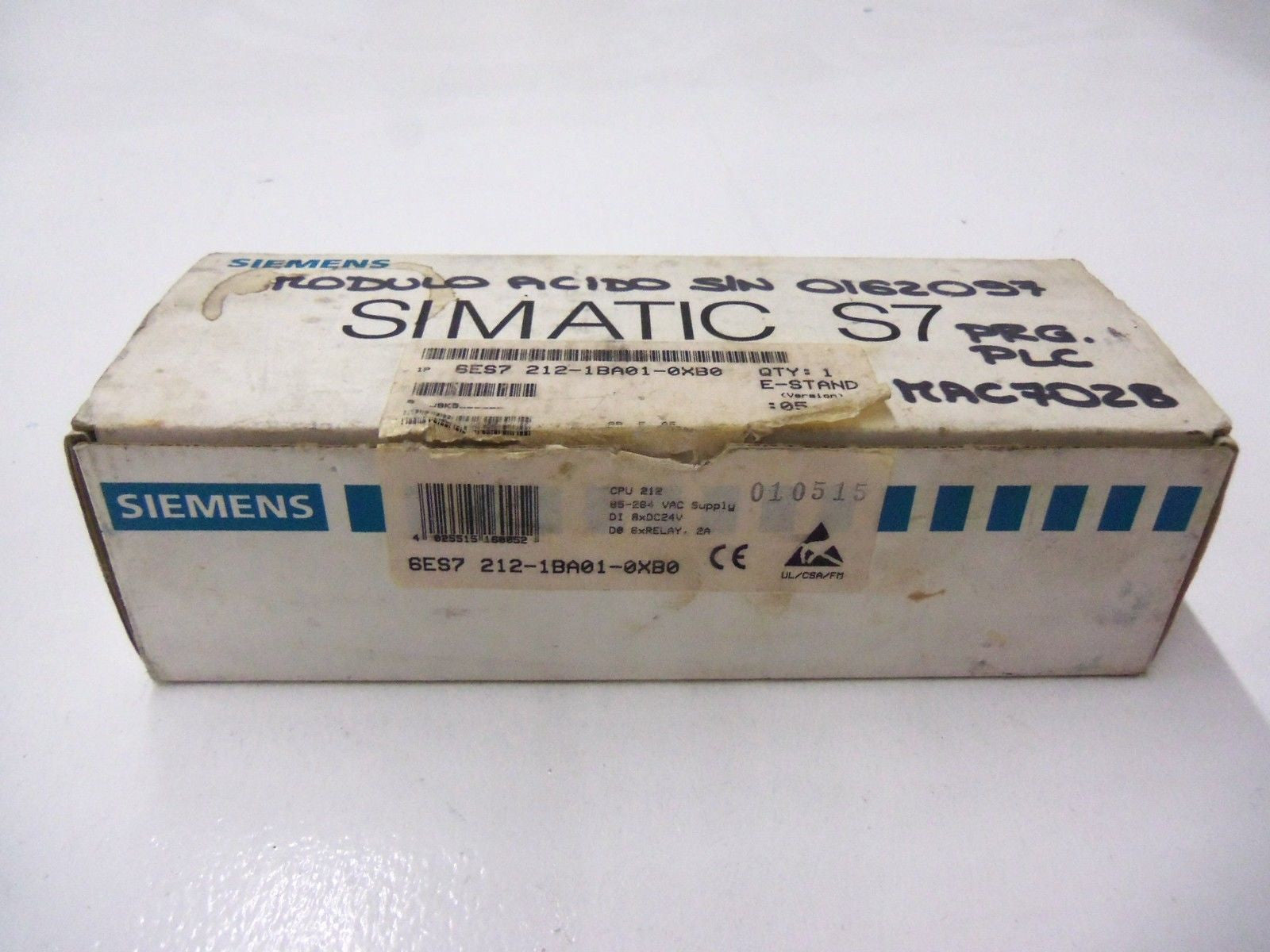 SIEMENS 6ES7 212-1BA01-0XB0 *NEW IN BOX*