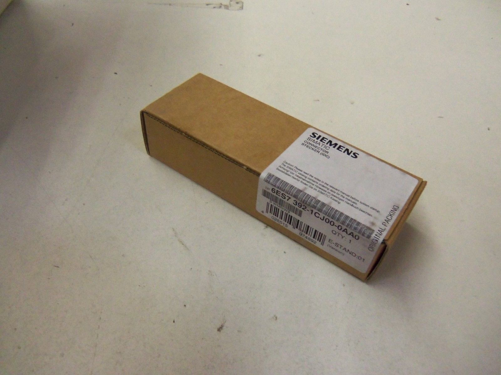 SIEMENS SIMATIC 6ES7 392-1CJ00-0AA0 CONNECTOR *FACTORY SEALED*