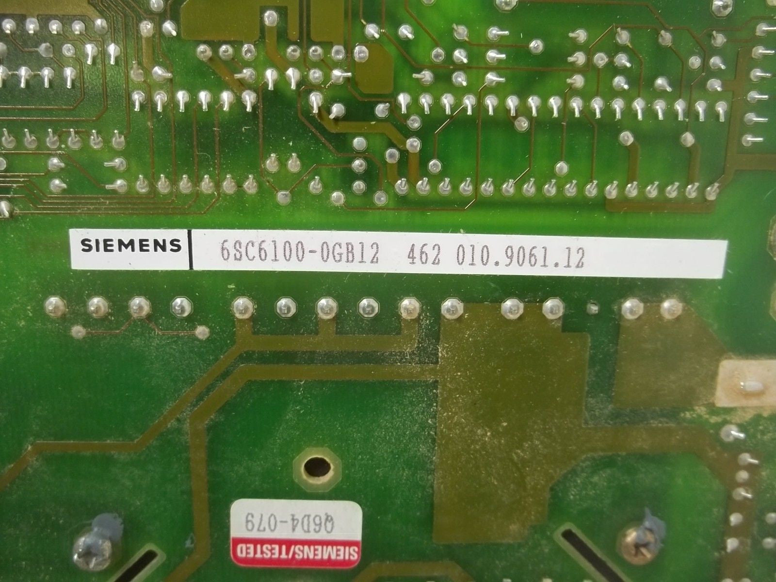 SIEMENS 6SC6100-0GB12 POWER SUPPLY VOLTAGE CLAMPING MODULE  *USED*