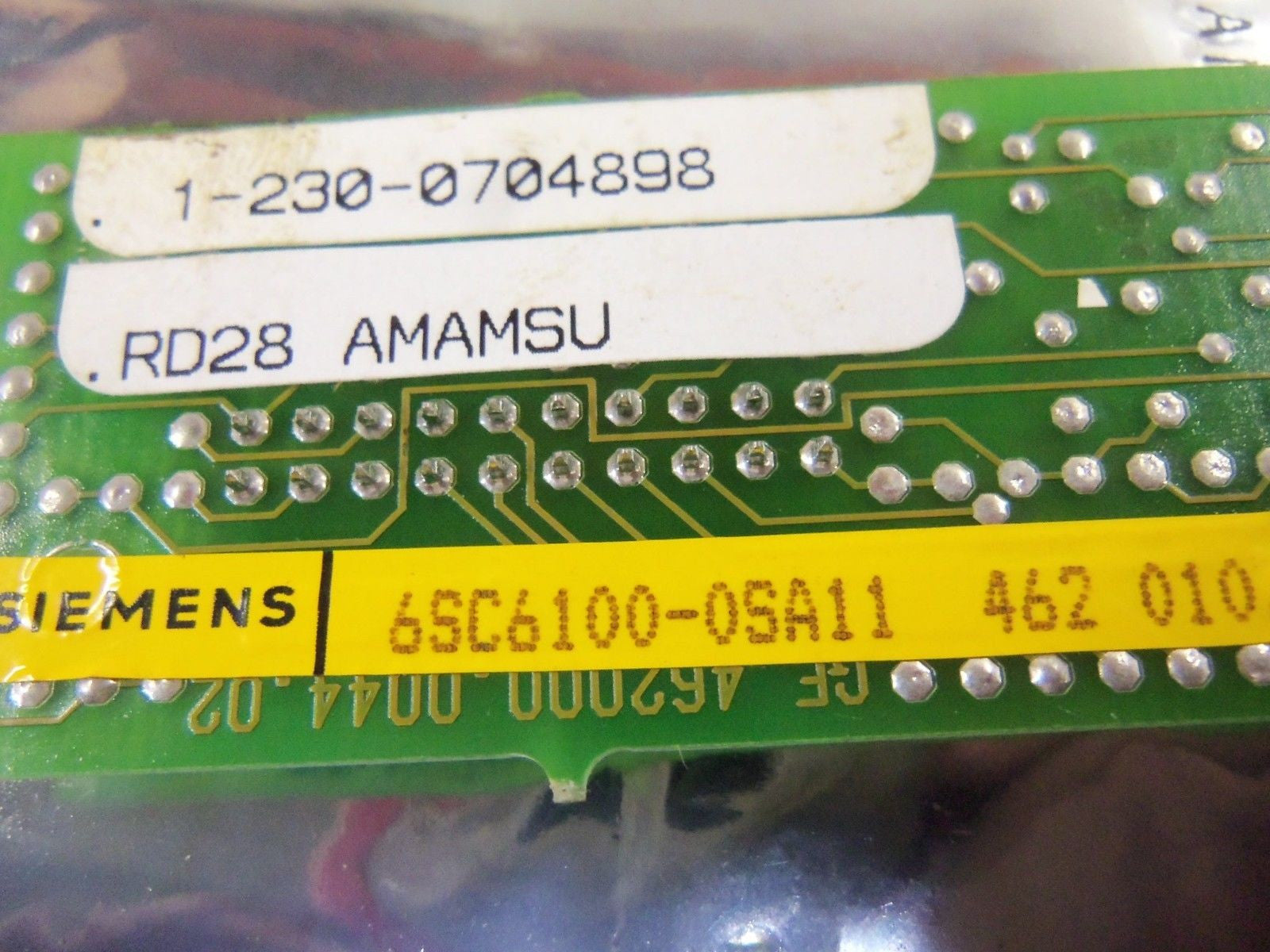 SIEMENS 6SC6100-0SA11 SETTINGS MODULE *USED*