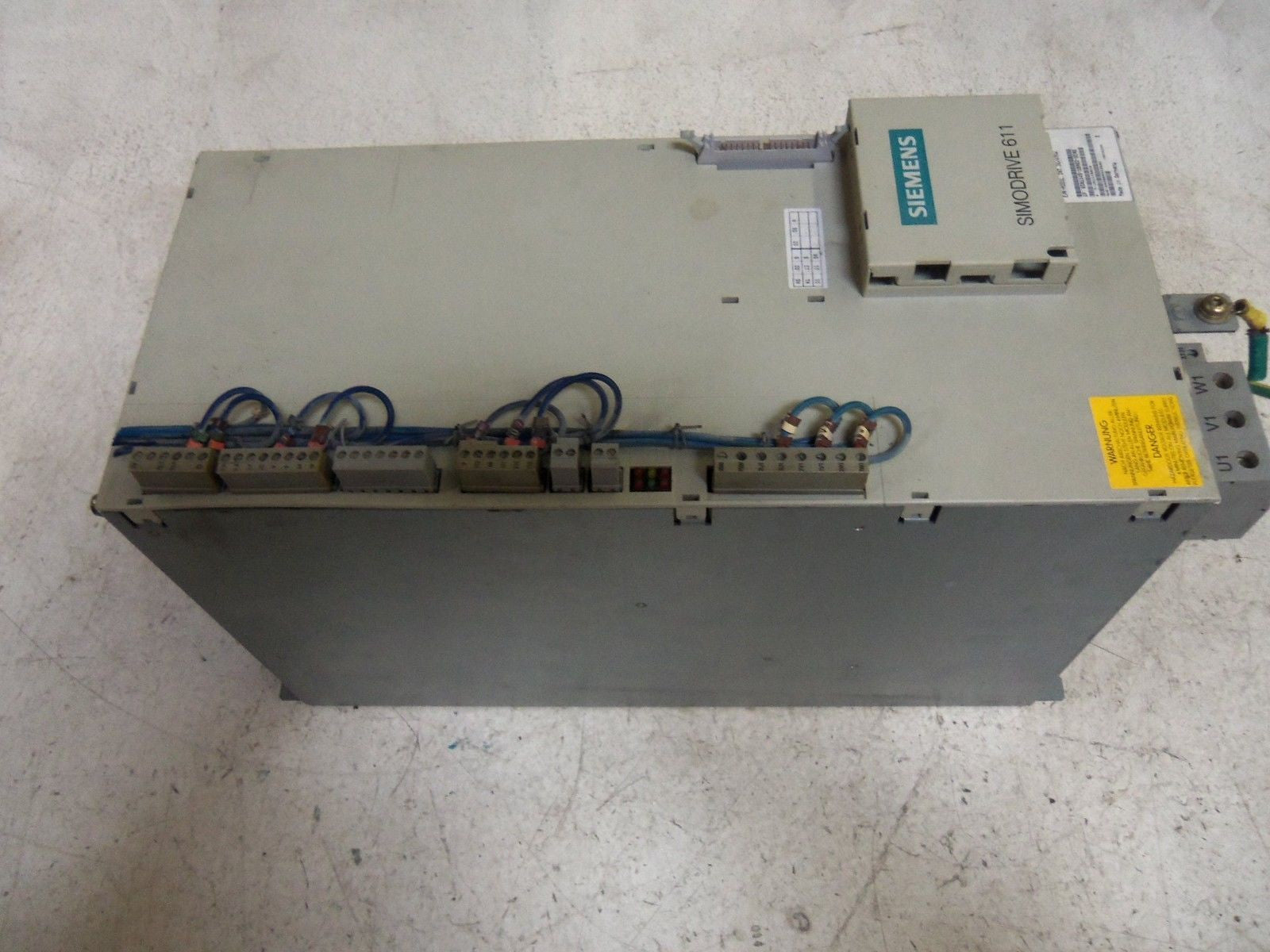 SIEMENS SIMODRIVE 6SN1145-1BA02-0CA0 POWER SUPPLY MODULE *USED*