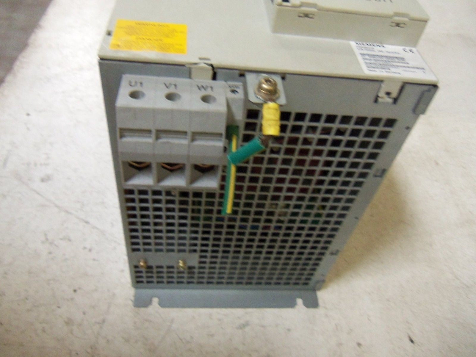 SIEMENS SIMODRIVE 6SN1145-1BA02-0CA0 POWER SUPPLY MODULE *USED*