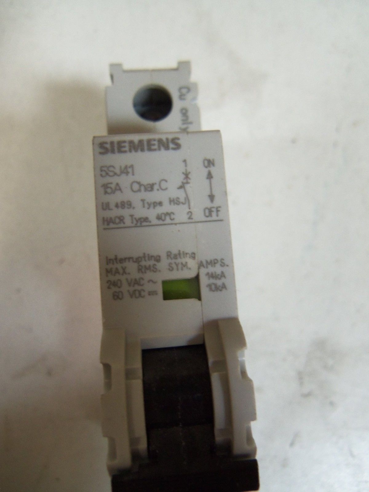 SIEMENS CIRCUIT BREAKER 5SJ4118-7HG40 *NEW NO BOX*