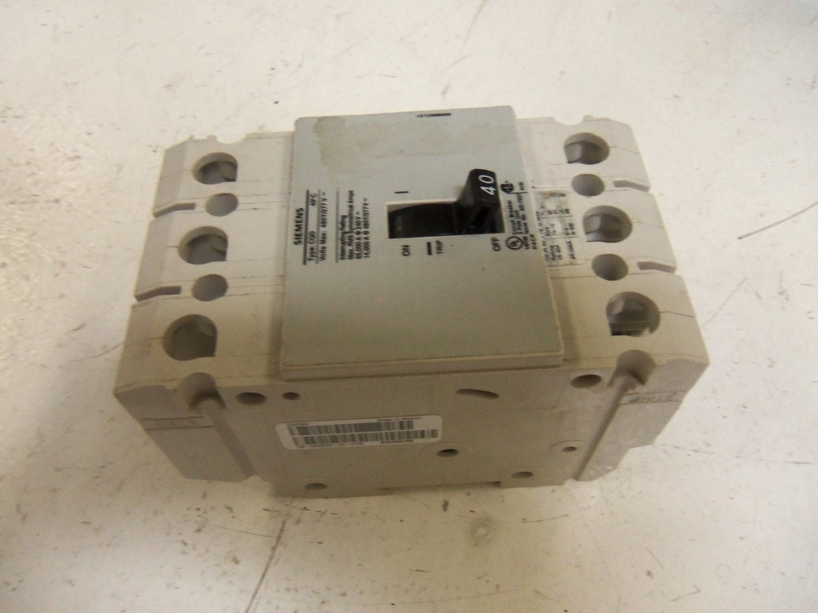 SIEMENS CQD340 CIRCUIT BREAKER 40A *NEW NO BOX*