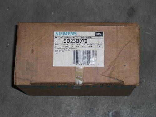 SIEMENS ED23B070 CIRCUIT BREAKER 70A *NEW IN BOX*