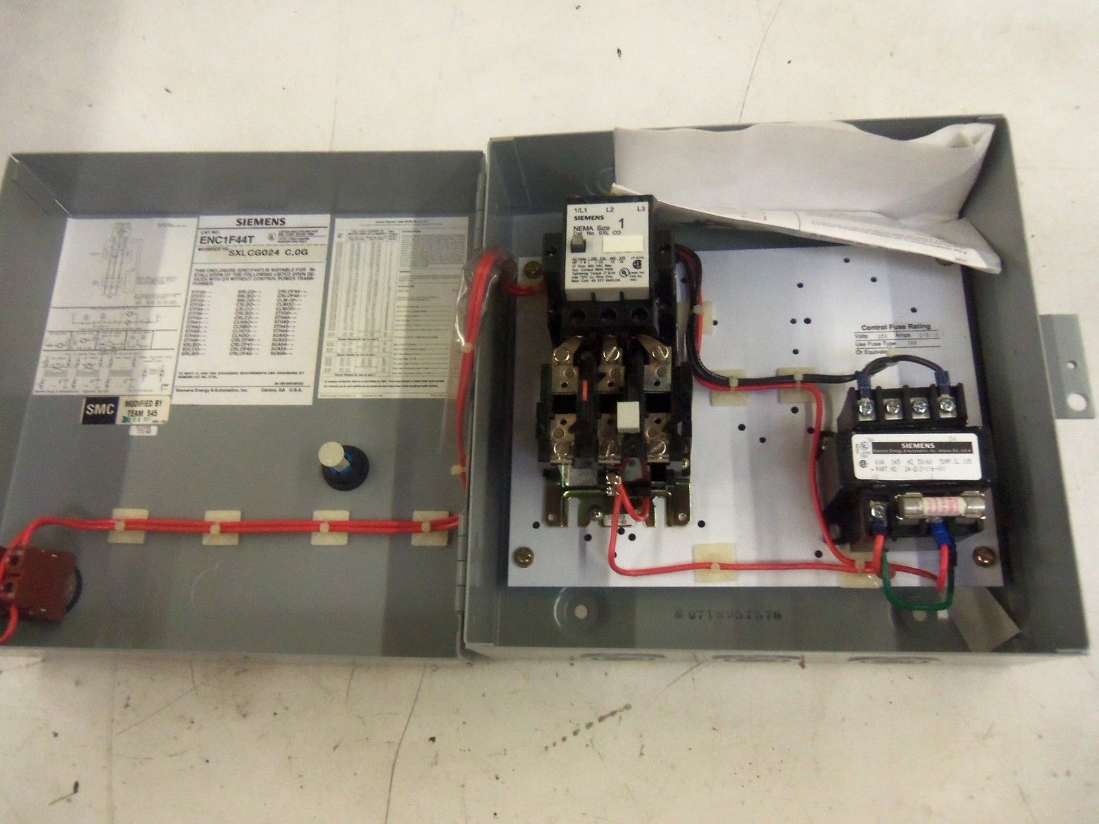 SIEMENS ENC1F44T INDUSTRIAL MOTOR CONTROL *NEW NO BOX*