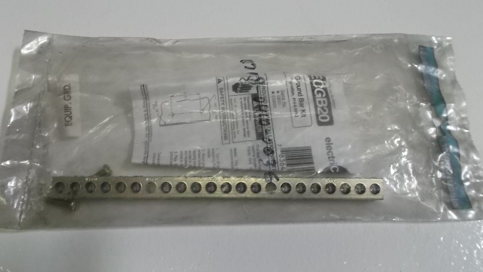 SIEMENS GROUND BAR KIT ECGB20 *NEW IN FACTORY BAG*