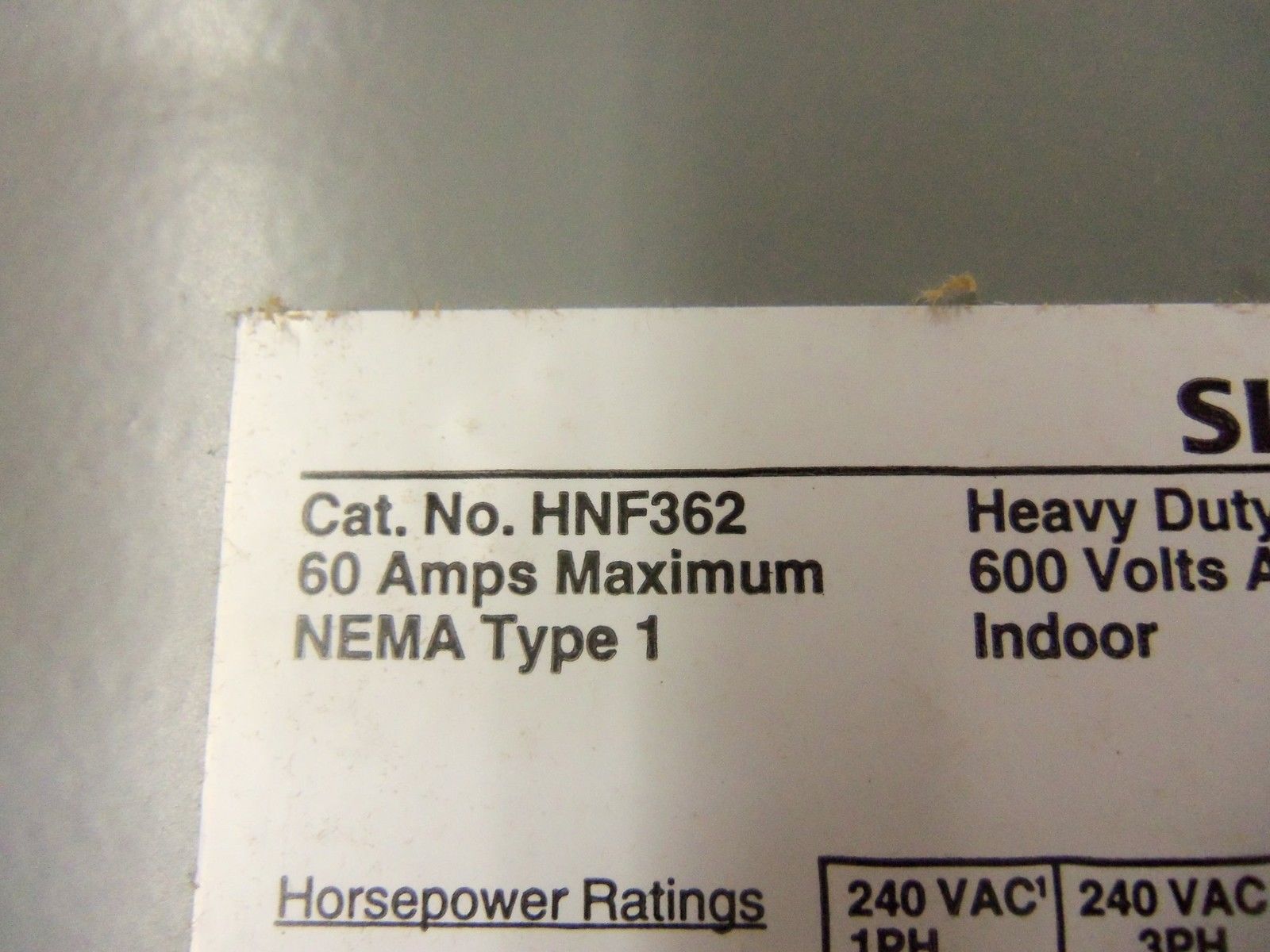 SIEMENS HNF362 *NEW IN BOX*