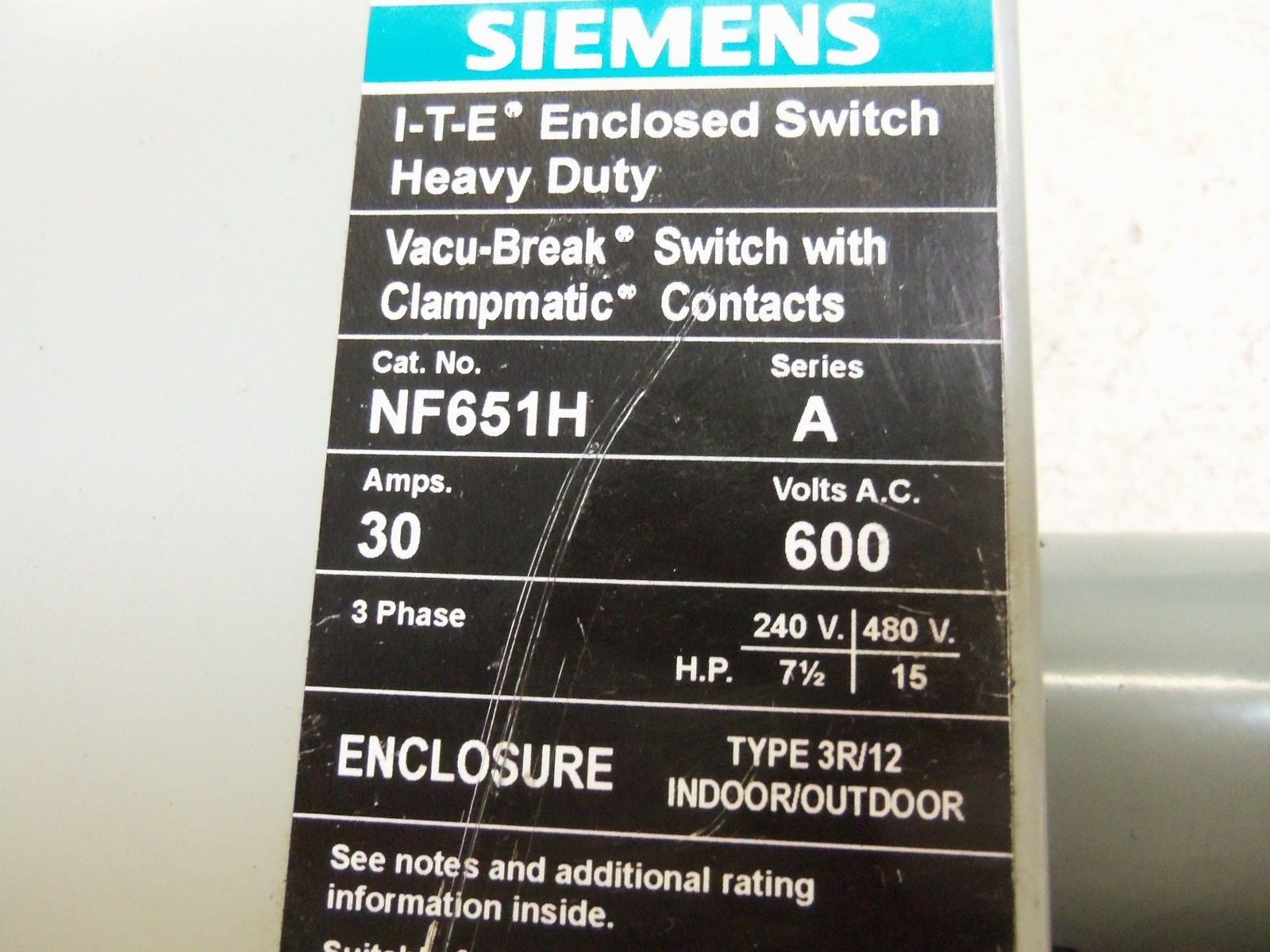 SIEMENS NF651H NSNP