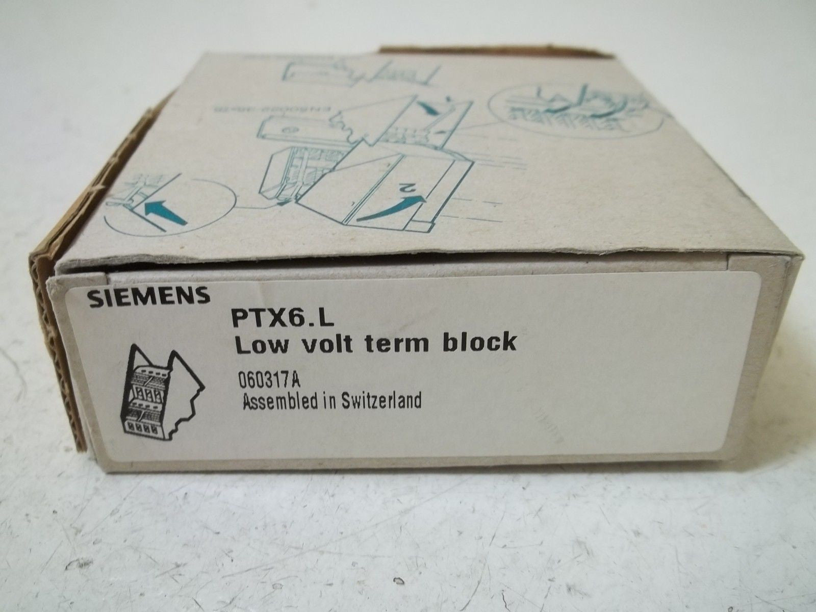 SIEMENS PTX6.L LOW VOLT TERM BLOCK *NEW IN BOX*