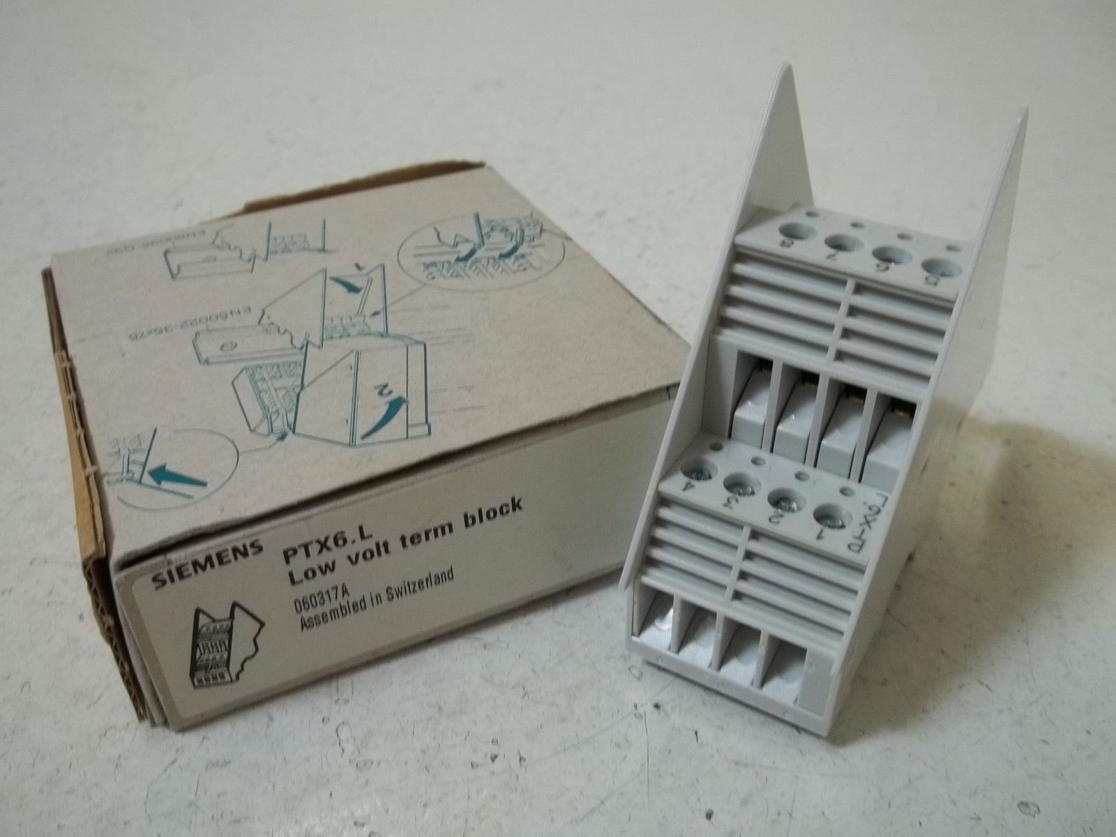 SIEMENS PTX6.L LOW VOLT TERM BLOCK *NEW IN BOX*