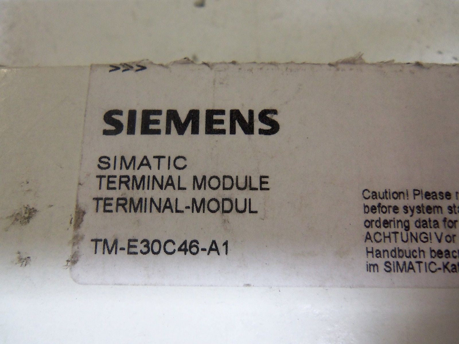SIEMENS TM-E30C46-A1 *NEW IN BOX*