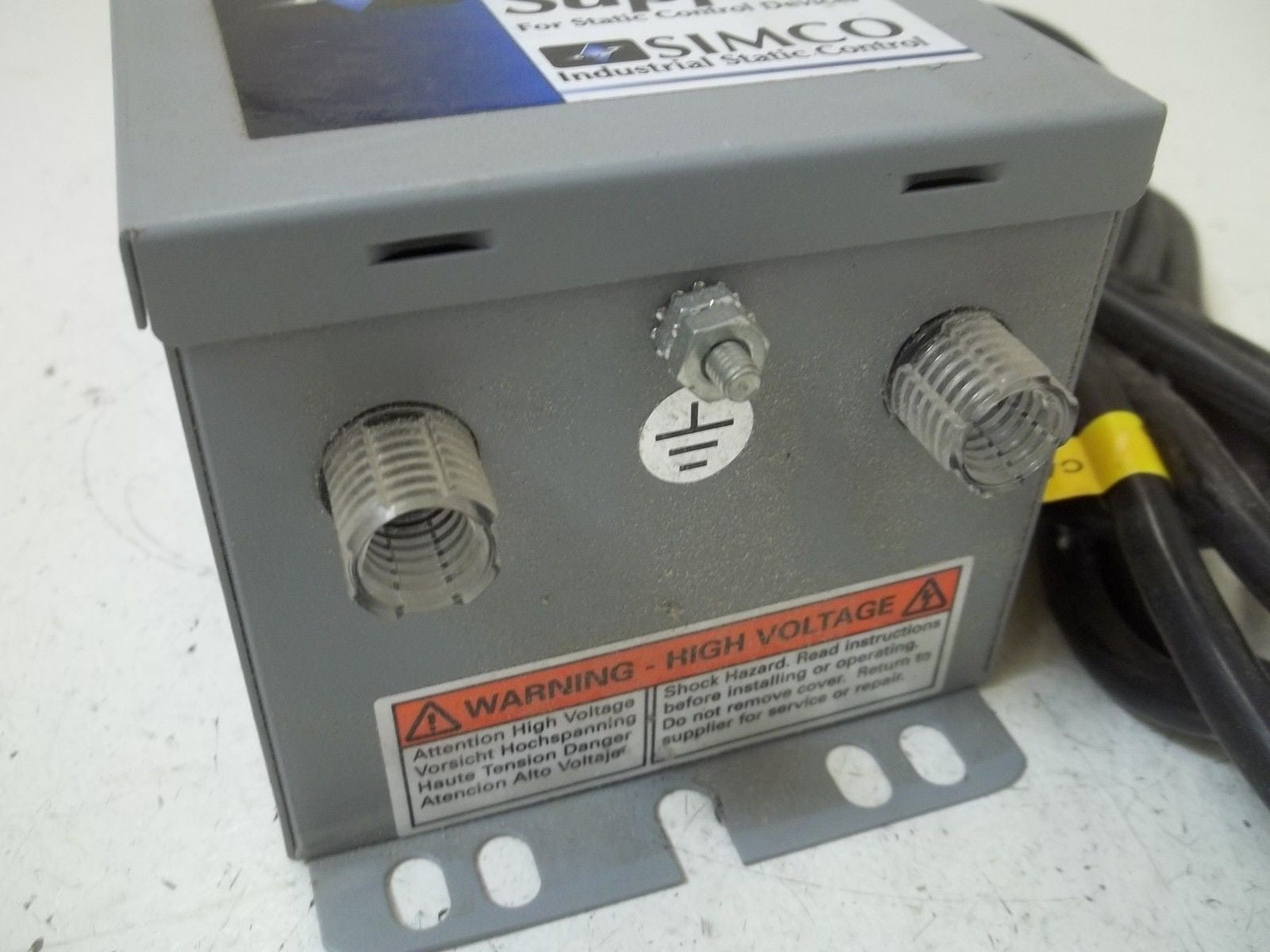 SIMCO 4003443 POWER SUPPLY  (AS PICTURED) MOUNTING BENT*AS IS *