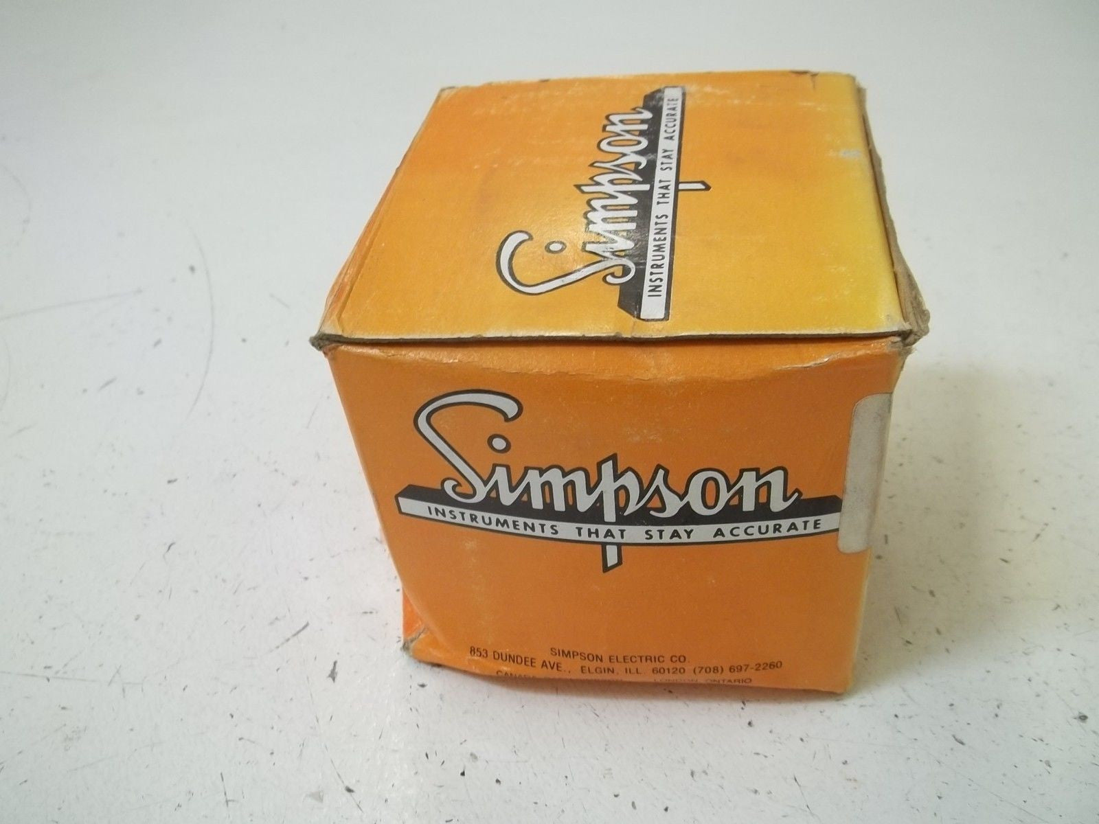 SIMPSON 09750 PANEL METER 0-15(AS PICTURED) *NEW IN BOX*