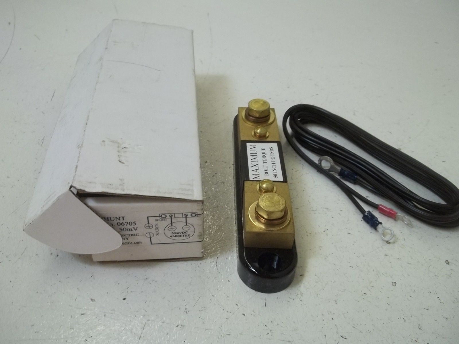 SIMPSON ELECTRIC COMPANY 06705 SHUNT 15AMP, 50MV *NEW IN BOX*