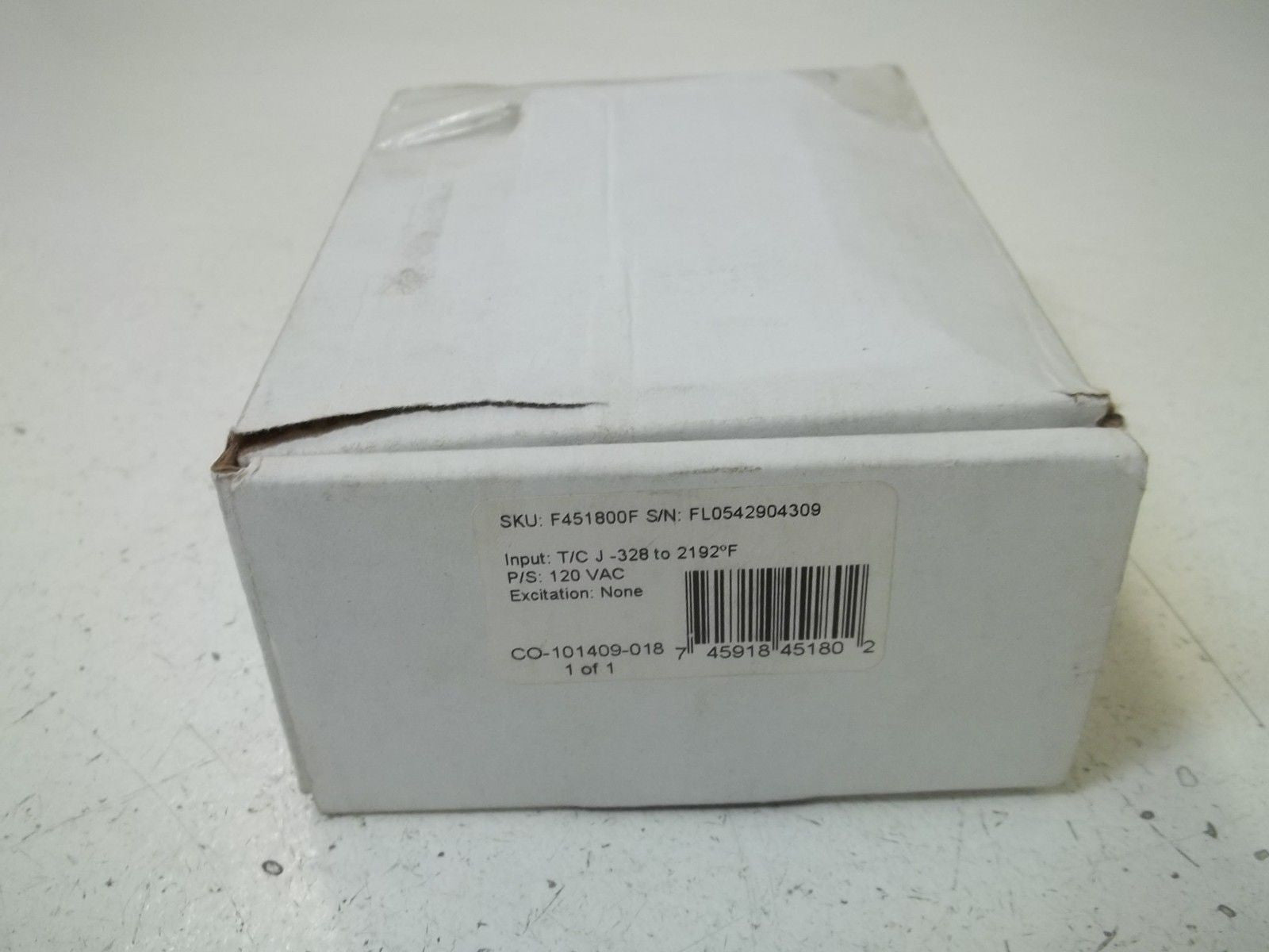 SIMPSON FA451800F DIGITAL PANEL METER TEMPERATURE 120VAC *NEW IN BOX*