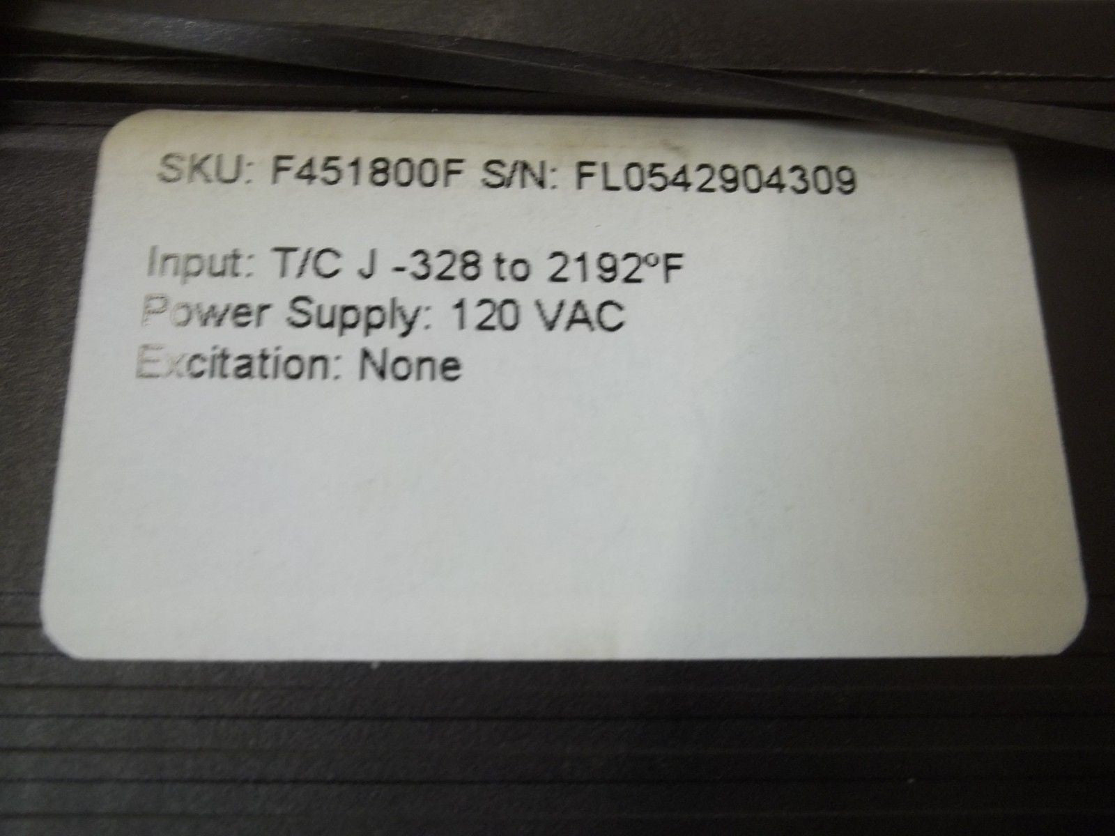 SIMPSON FA451800F DIGITAL PANEL METER TEMPERATURE 120VAC *NEW IN BOX*