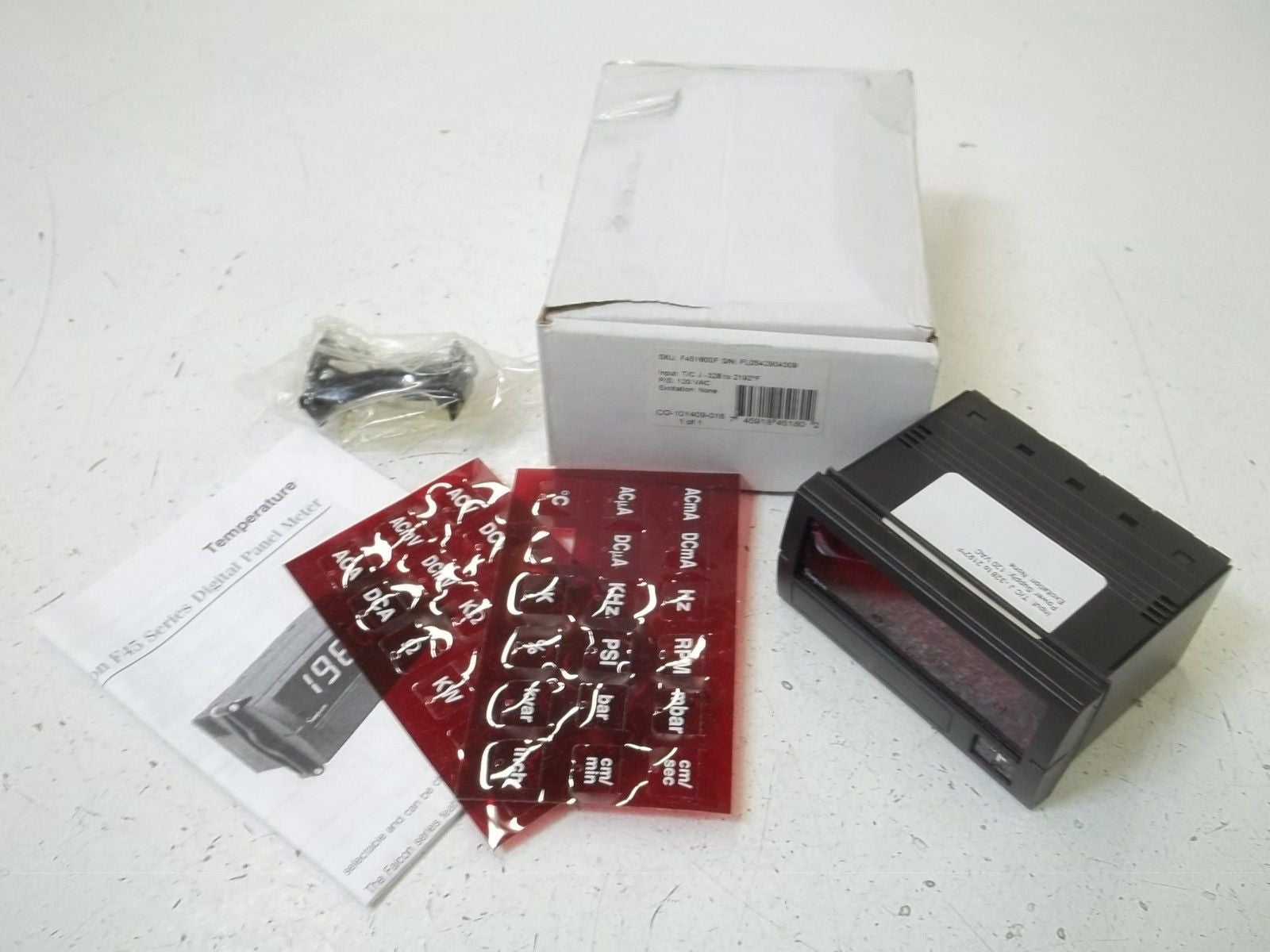 SIMPSON FA451800F DIGITAL PANEL METER TEMPERATURE 120VAC *NEW IN BOX*