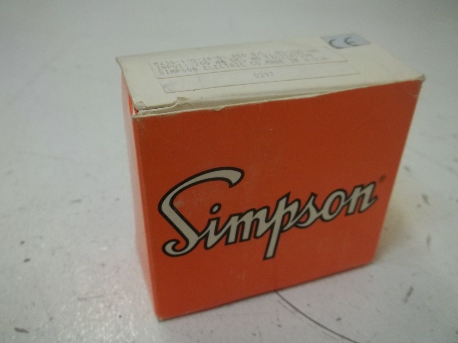 SIMPSON M235-1-0-24-0 DIGITAL PANEL METER *NEW IN BOX*