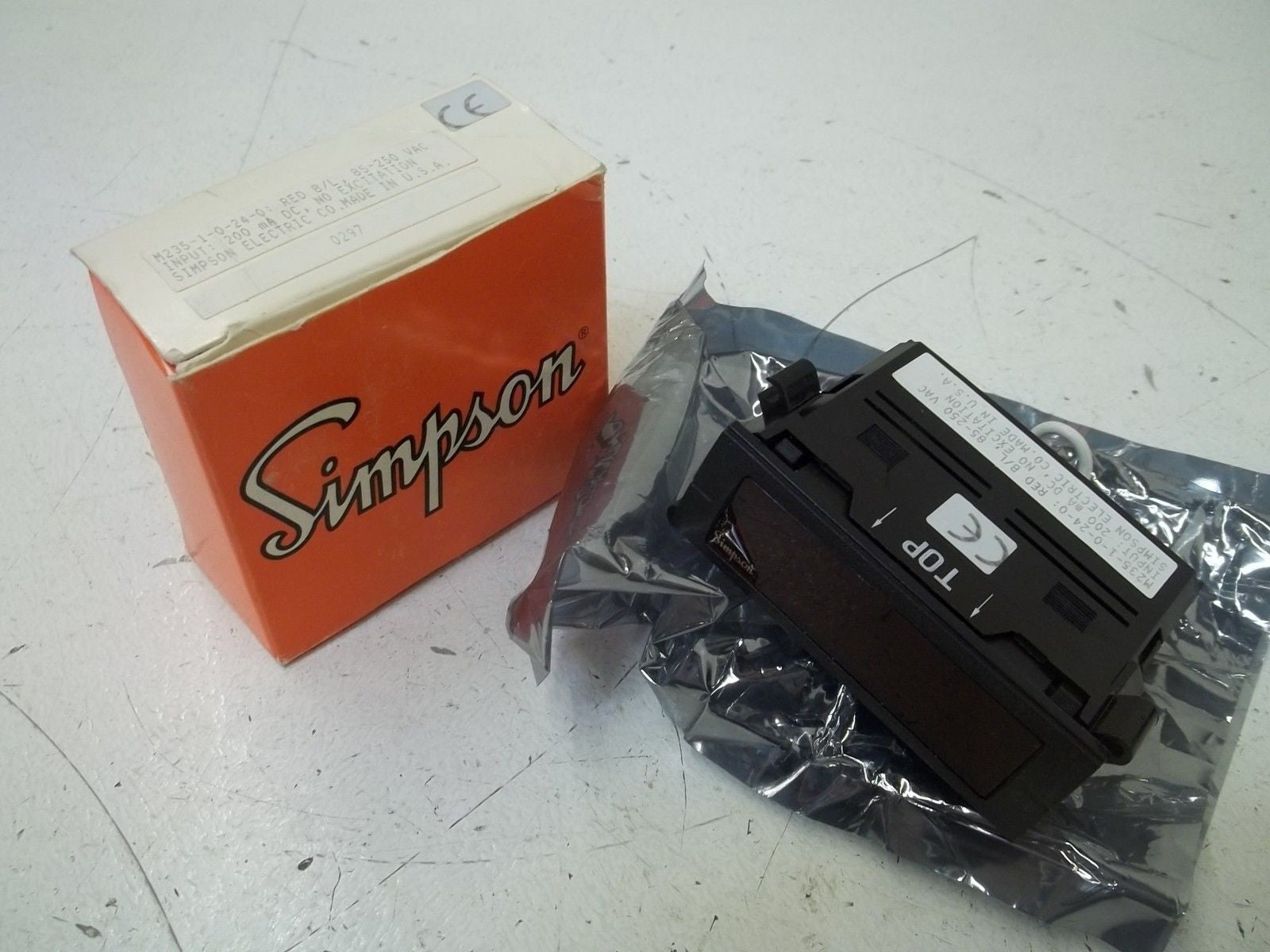 SIMPSON M235-1-0-24-0 DIGITAL PANEL METER *NEW IN BOX*