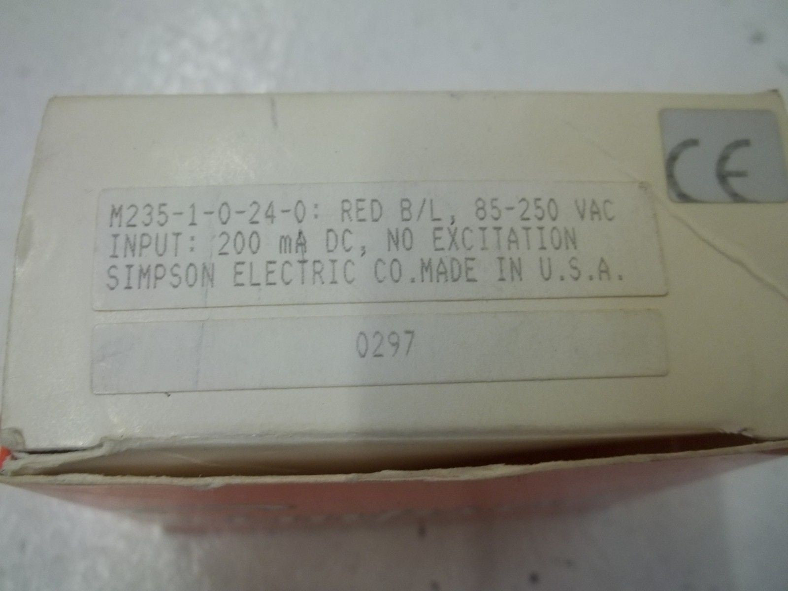 SIMPSON M235-1-0-24-0 DIGITAL PANEL METER *NEW IN BOX*