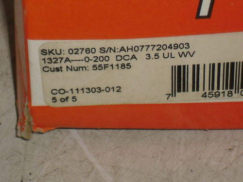 SIMPSON PANEL METER 1327A-0-200 *NEW*