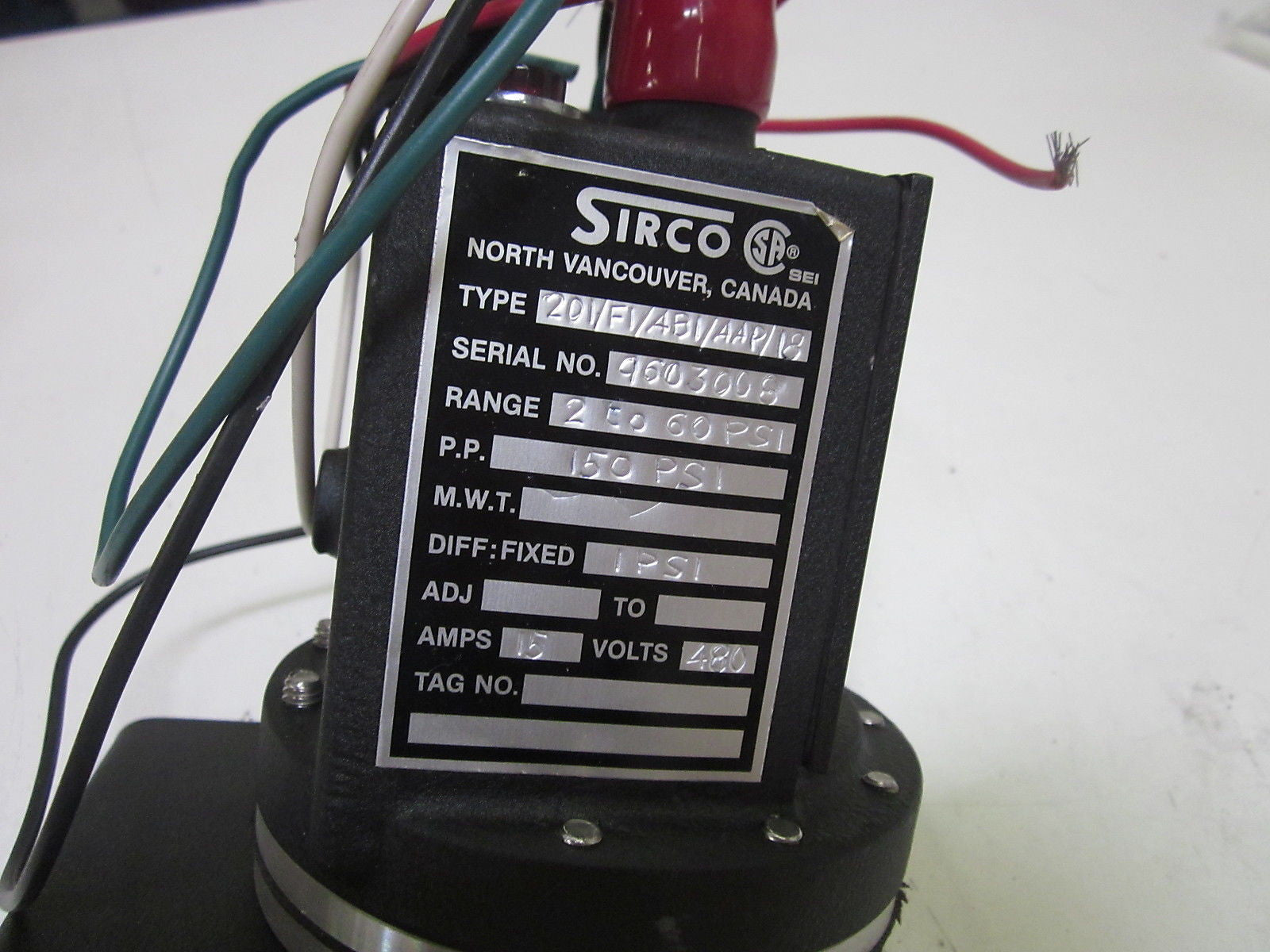 SIRCO 201/F1/AB1/AAP/18 *NEW NO BOX*