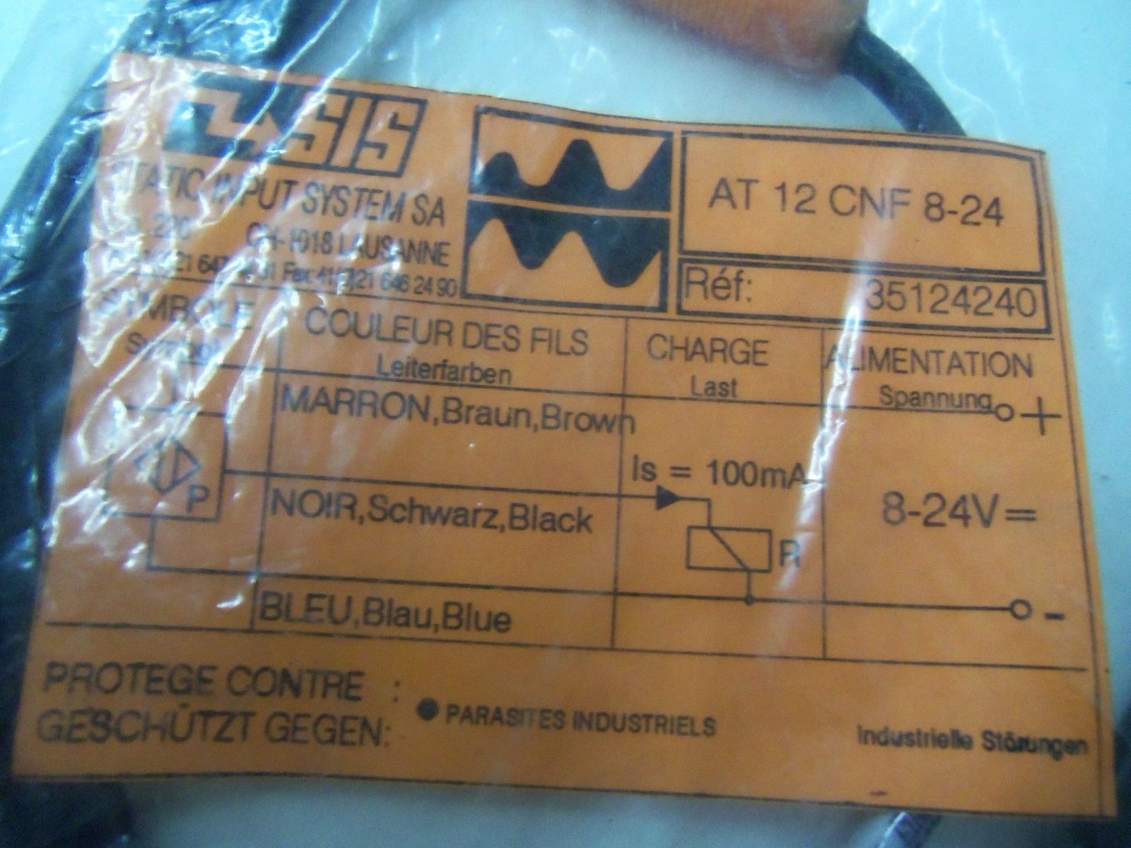 SIS AT12CNF8-24 *NEW IN BAG*