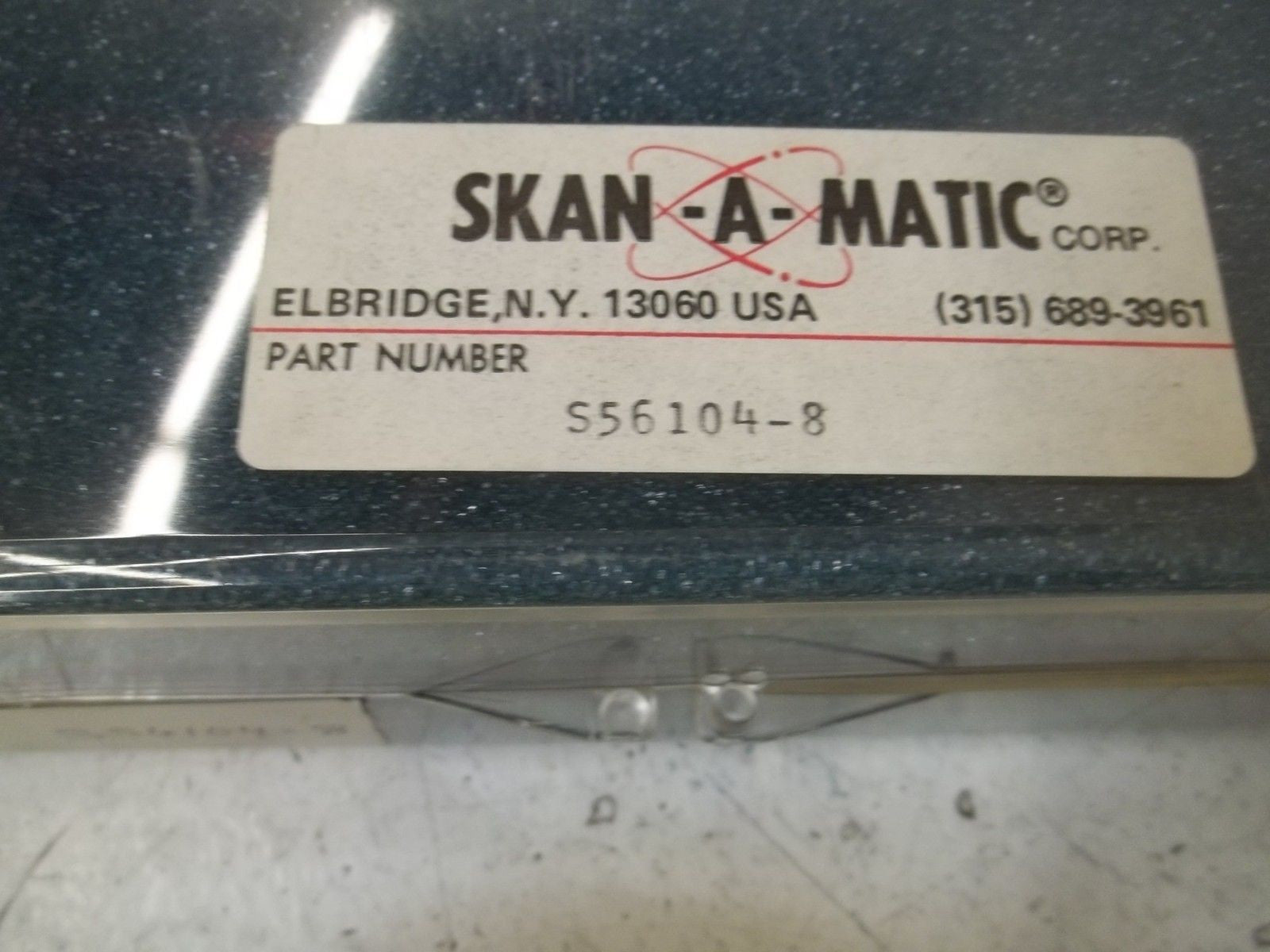SKAN-A-MATIC S56104-8 *ORIGINAL PACKAGE*