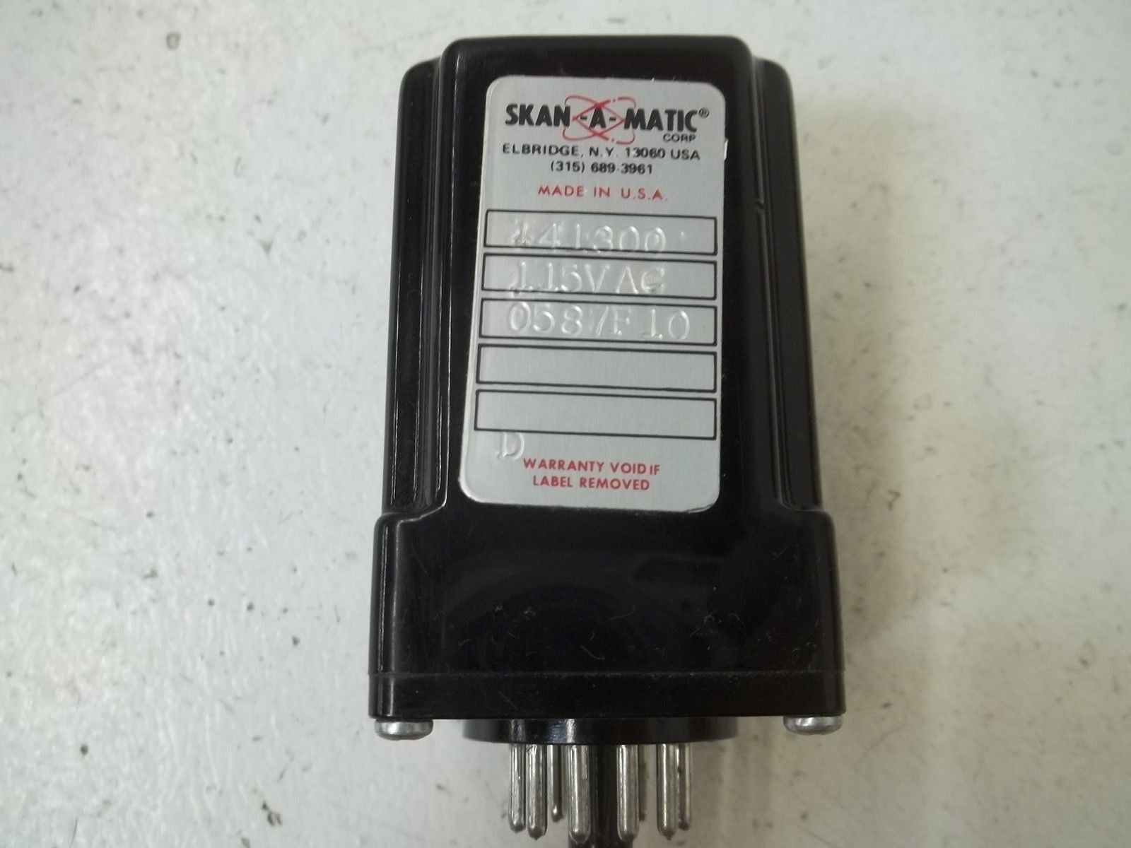 SKAN-A-MATIC T41300 RELAY 115VAC *NEW IN BOX*
