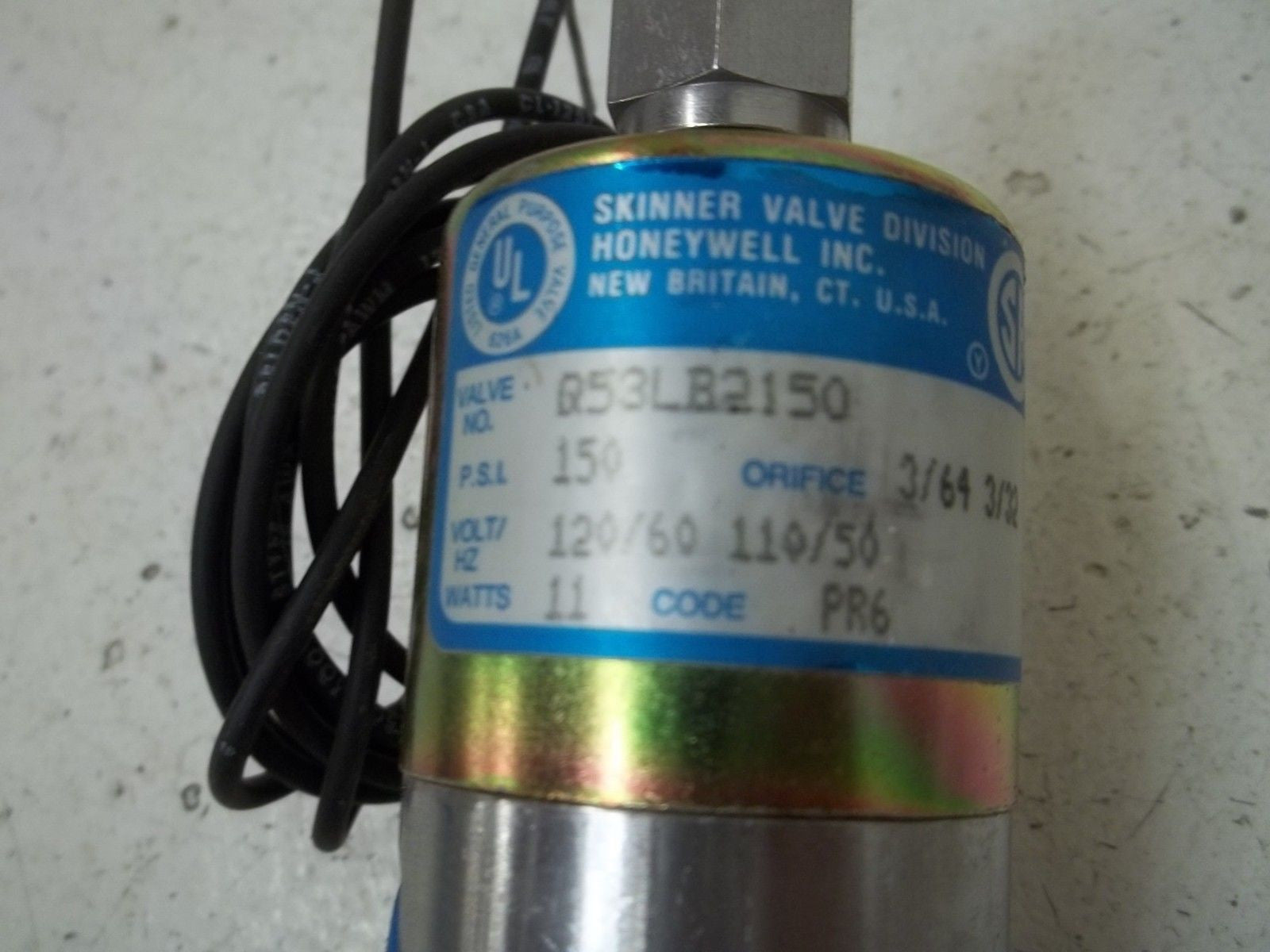 SKINNER VALVE Q53LB2150 SOLENOID VALVE *NEW IN BOX*