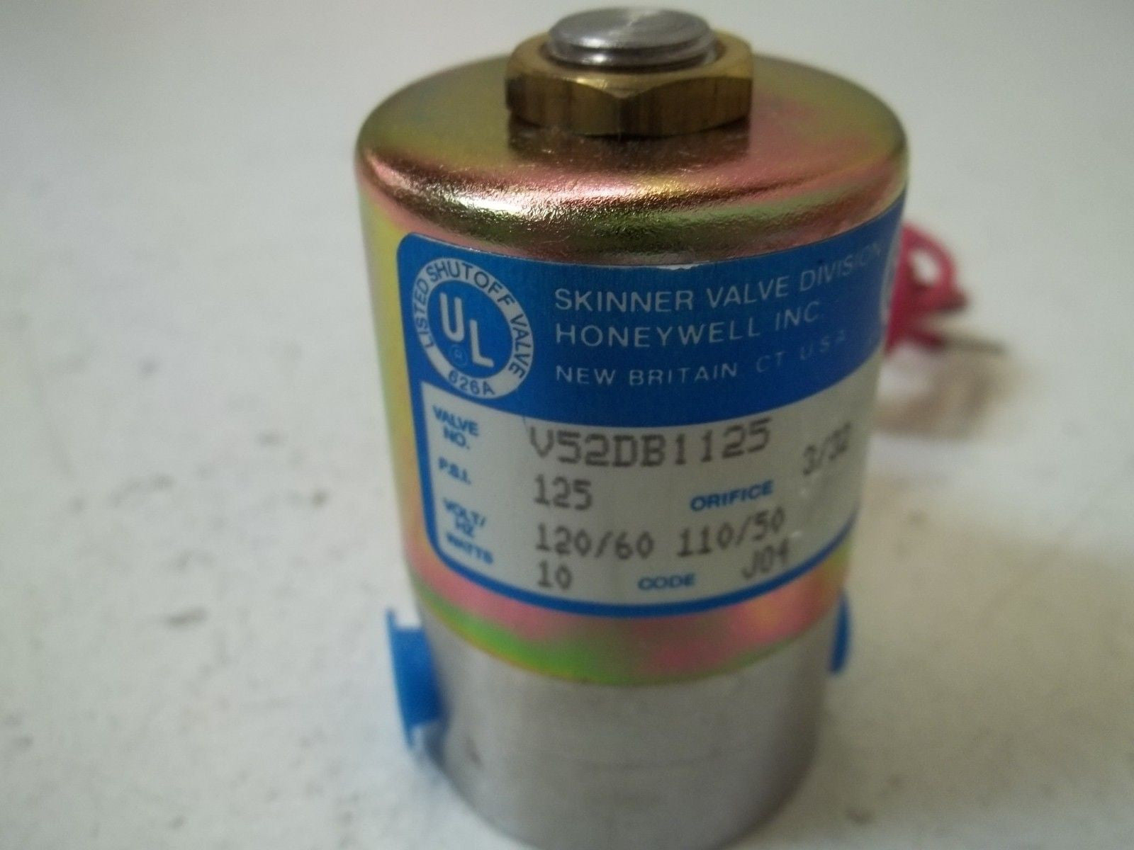 SKINNER VALVE V52DB1125 SOLENOID VALVE *USED*