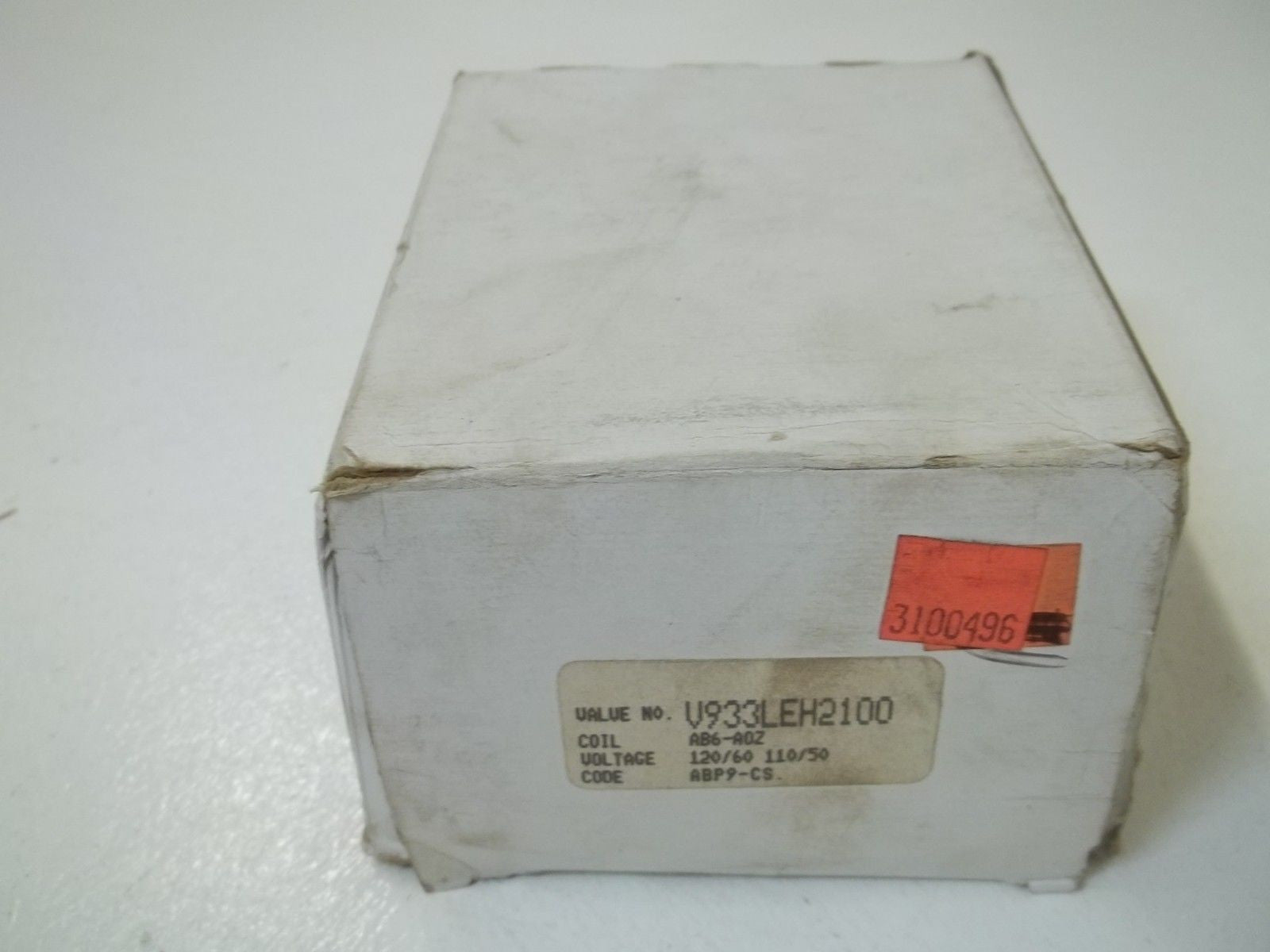 SKINNER VALVE V933LEH2100 SOLENOID VALVE 100 PSI, 120/60*USED*