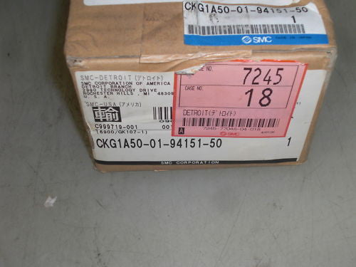 SMC CKG1A50-01-94151-50 POSITION LOCKING AIR CYLINDER *FACTORY SEALED*