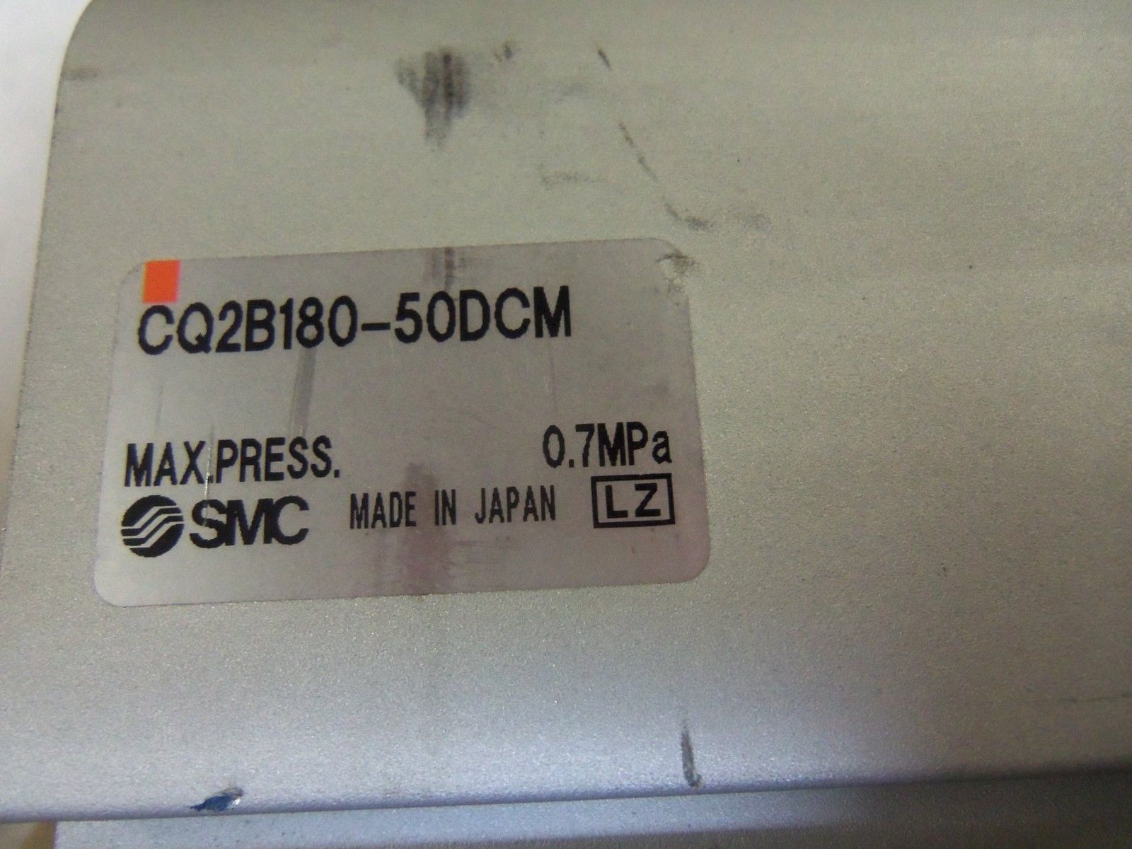 SMC CQ2B180-50DCM CYLINDER *USED*
