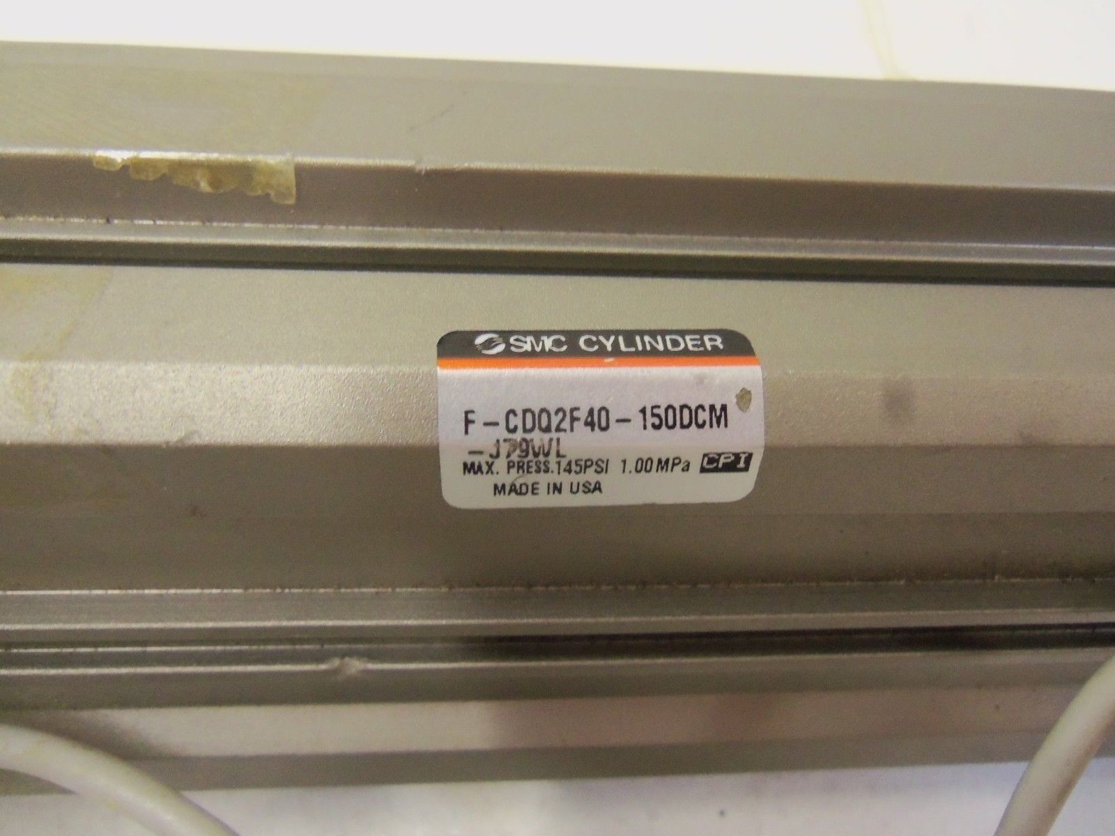 SMC CYLINDER F-CDQ2F40-150DCM-J79WL *USED*
