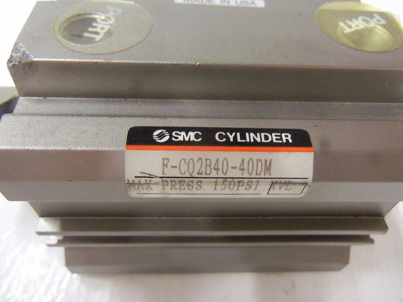 SMC CYLINDER F-CQ2B40-40DM *USED*