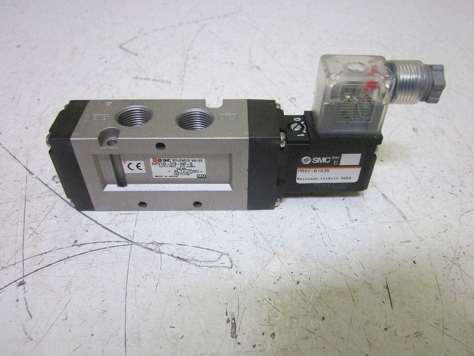 SMC EVF5120-5YB-03F-Q SOLENOID VALVE W/ PR0Y-B1635 *NEW NO BOX*