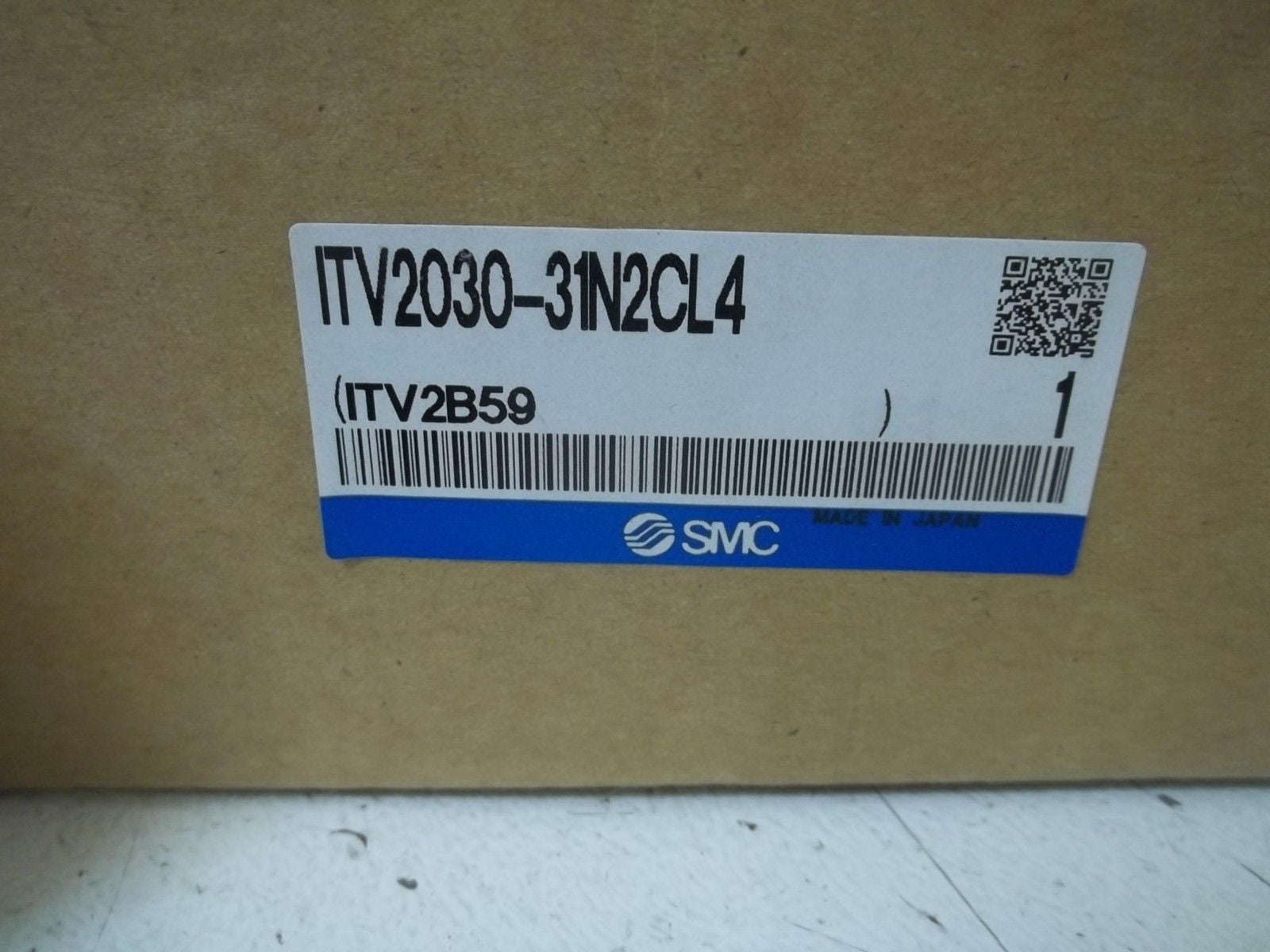 SMC ITV2030-31N2CL4 ELECTRONIC PRESSURE REGULATOR *NEW IN BOX*
